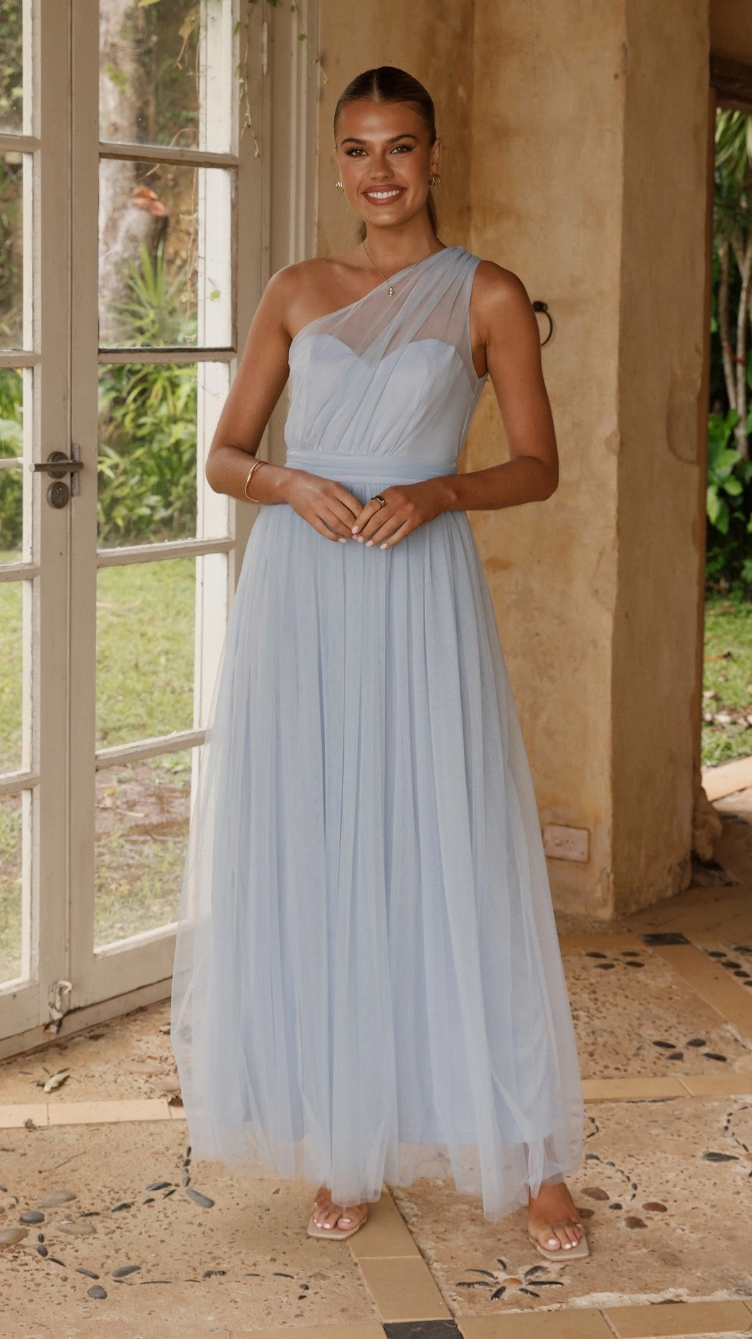 Balanced feel Smooth Wear Talissa Tulle Maxi Dress - Blue