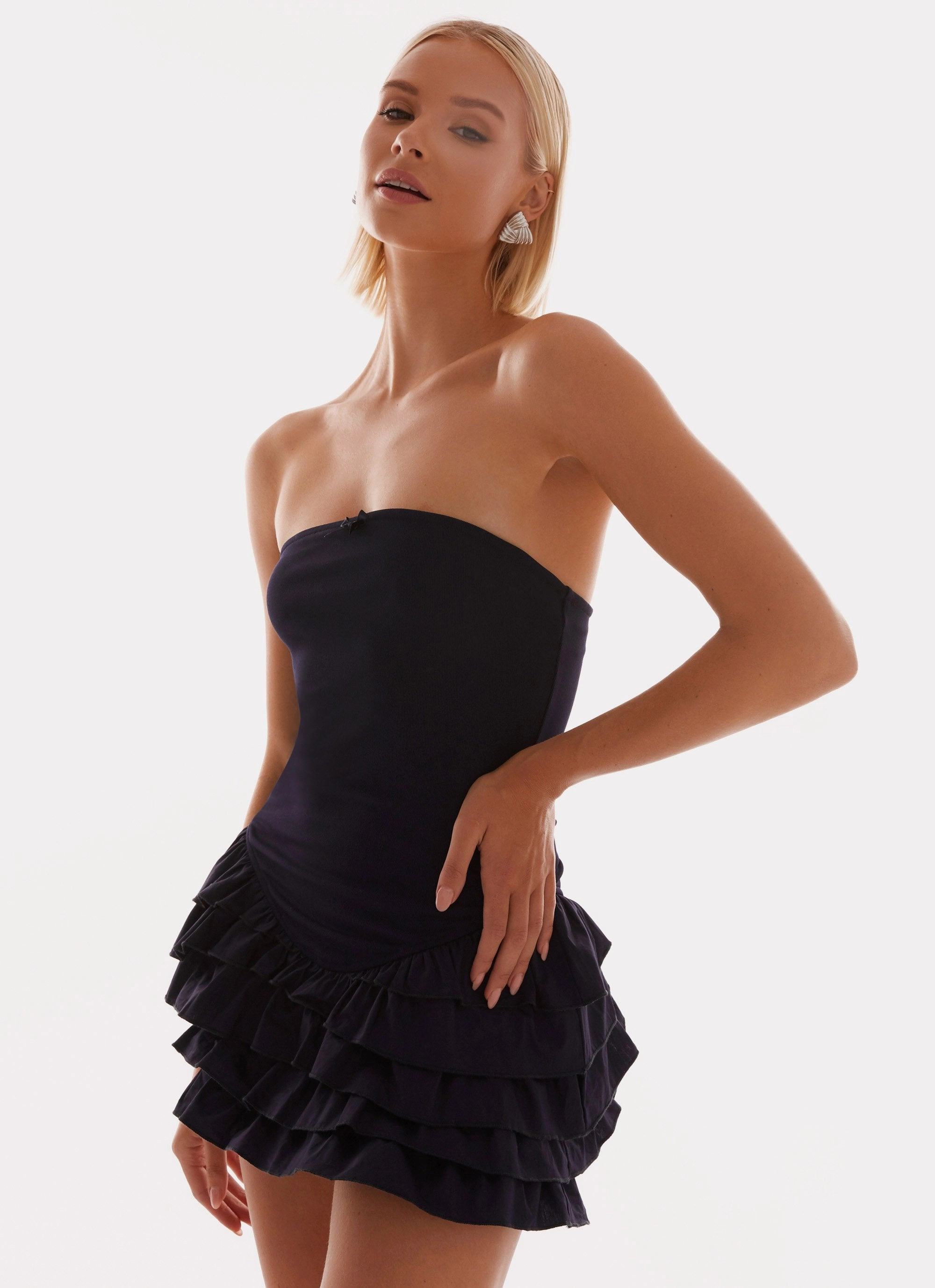Chic Balance Tamay Mini Dress - Navy