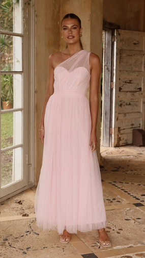 DurableStitching Street Flex Talissa Tulle Maxi Dress - Pink