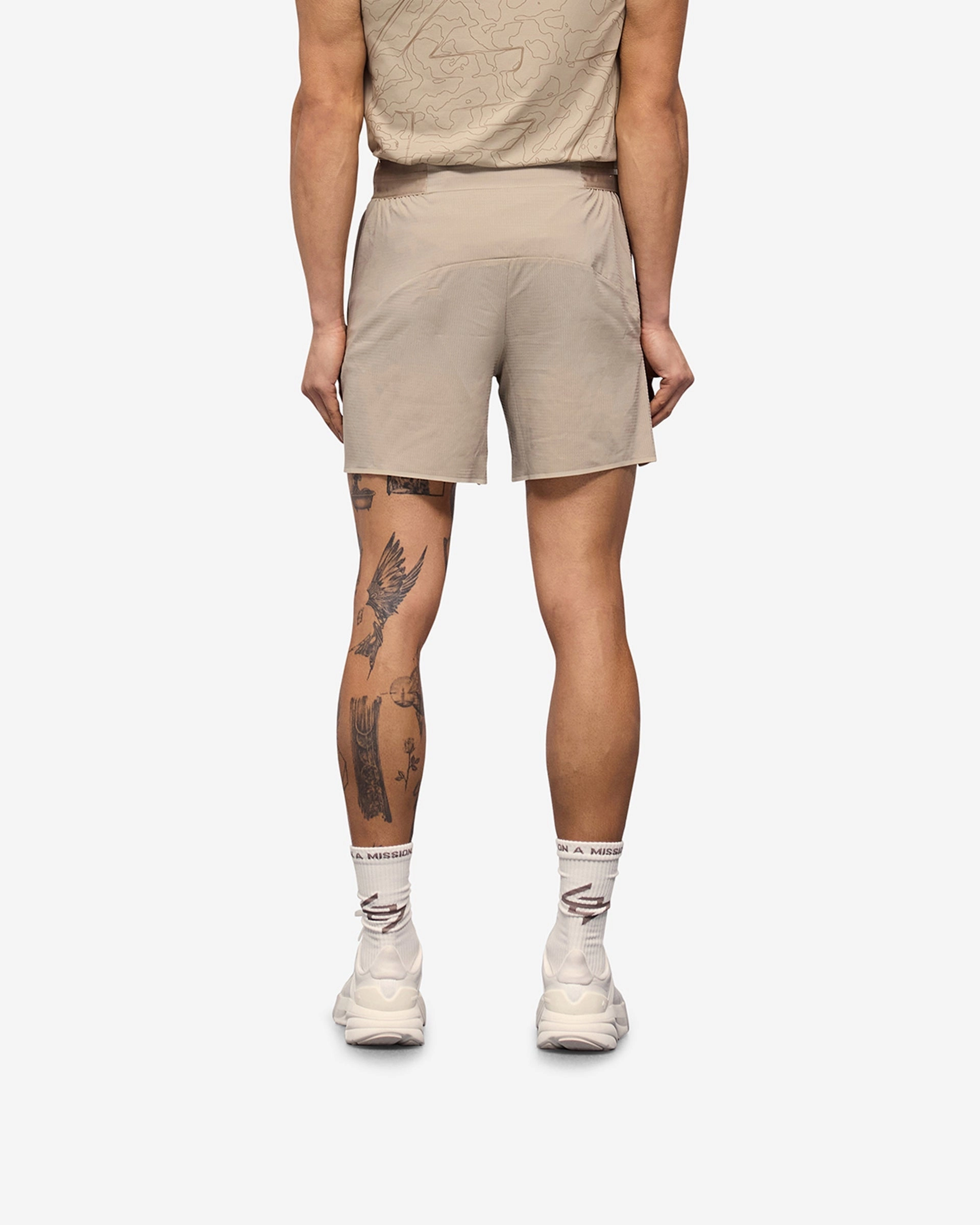 Team 247 Aero Shorts - Pebble Mood Wear Warm Day