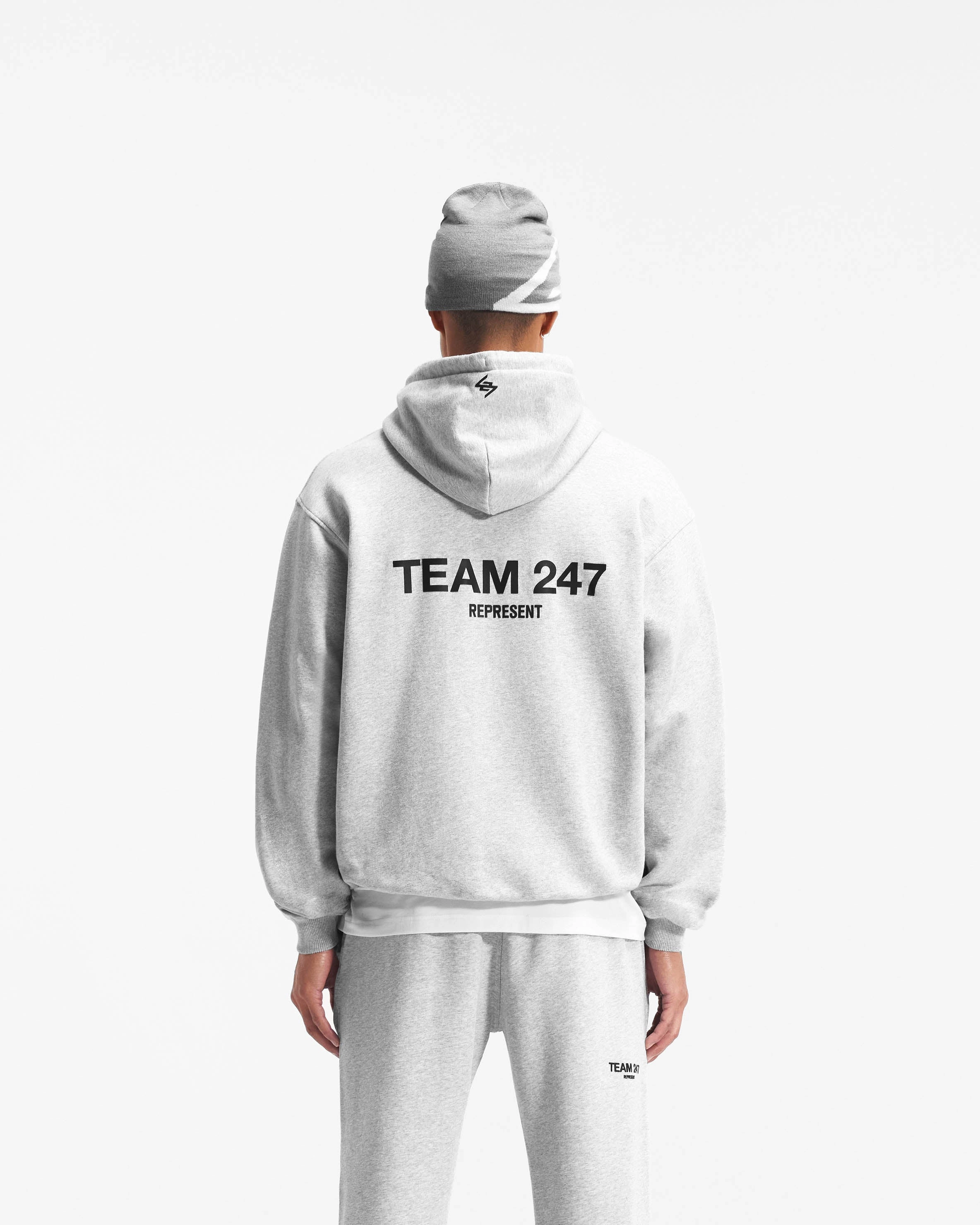 Easter wear Team 247 Oversized Hoodie - Ash Grey