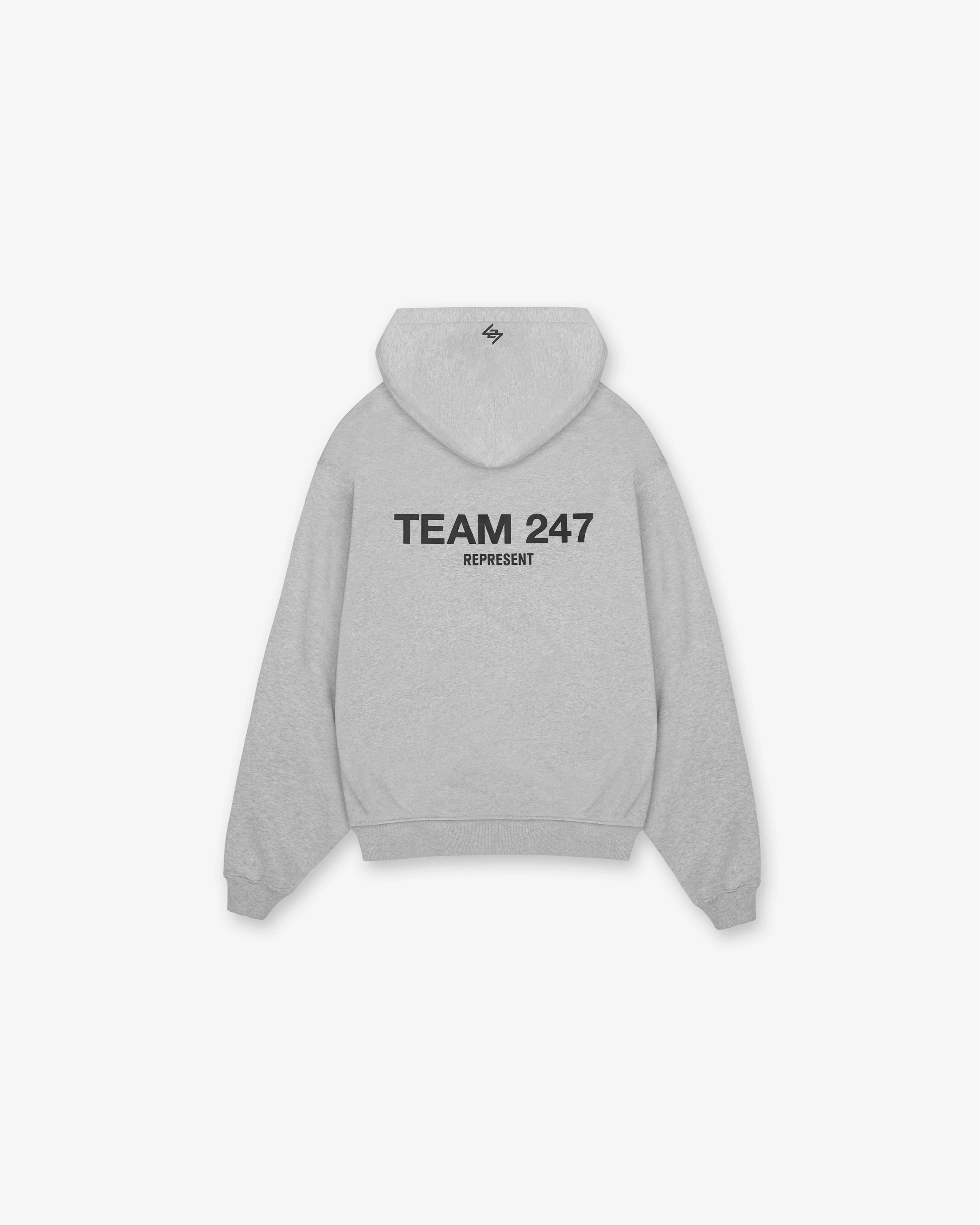 Odor Resistant Coating Team 247 Oversized Hoodie - Ash Grey