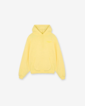 Team 247 Oversized Hoodie - Lemon Formal Casual Retro Vibe