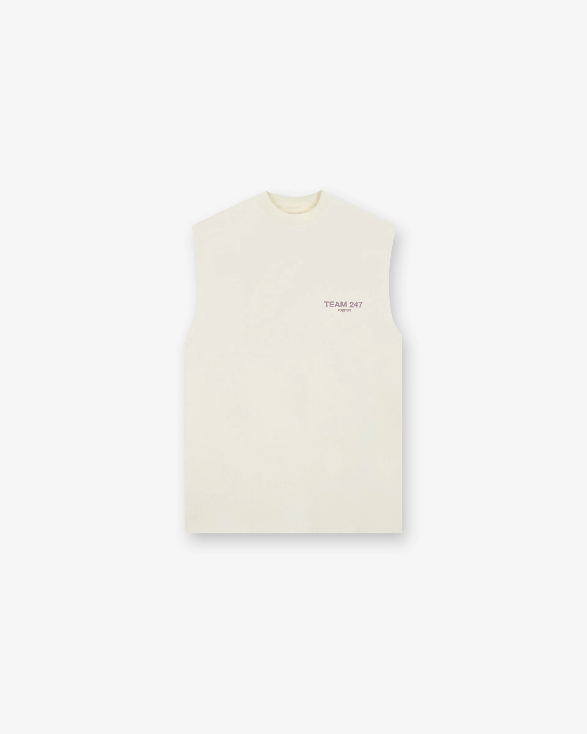 Team 247 Oversized Tank - Cream Comfortable Layers
