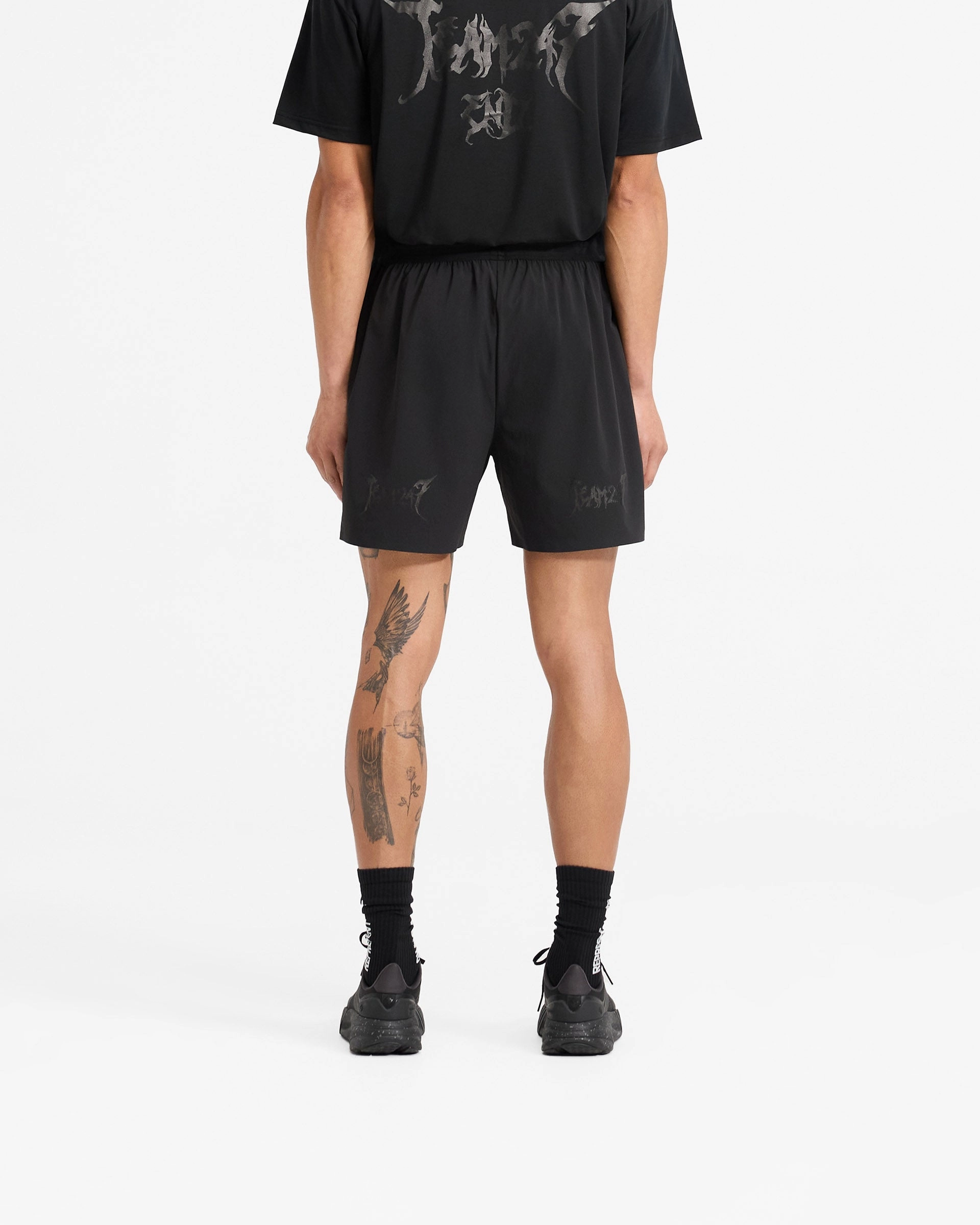Team 247 X END Fused Short - Jet Black Flexible Gusset lounging clothes