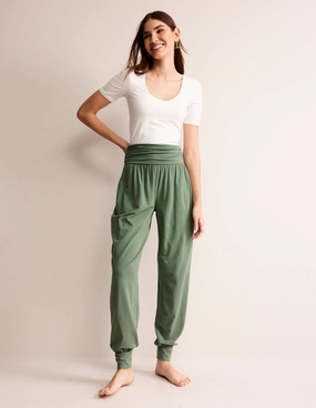 Hareem Jersey Joggers-Alder Stretch Waist FadeResistant