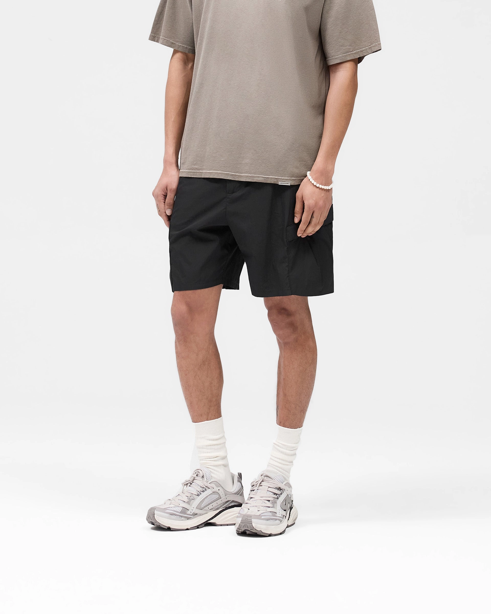 Reinforced Gusset Anti Cling Technology Tech Cargo Short - Jet Black