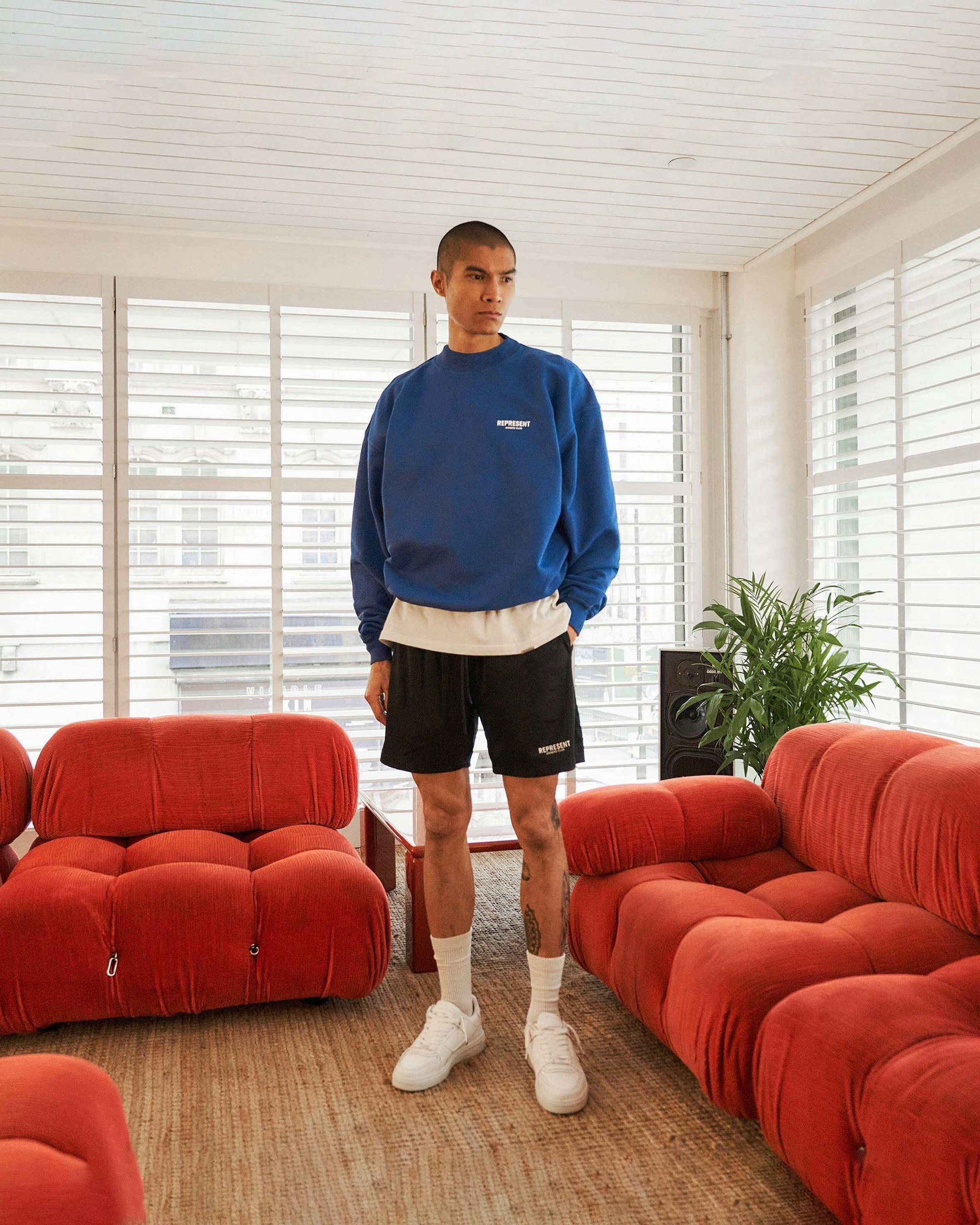 Represent Owners Club Mesh Shorts - Black Quick Fit