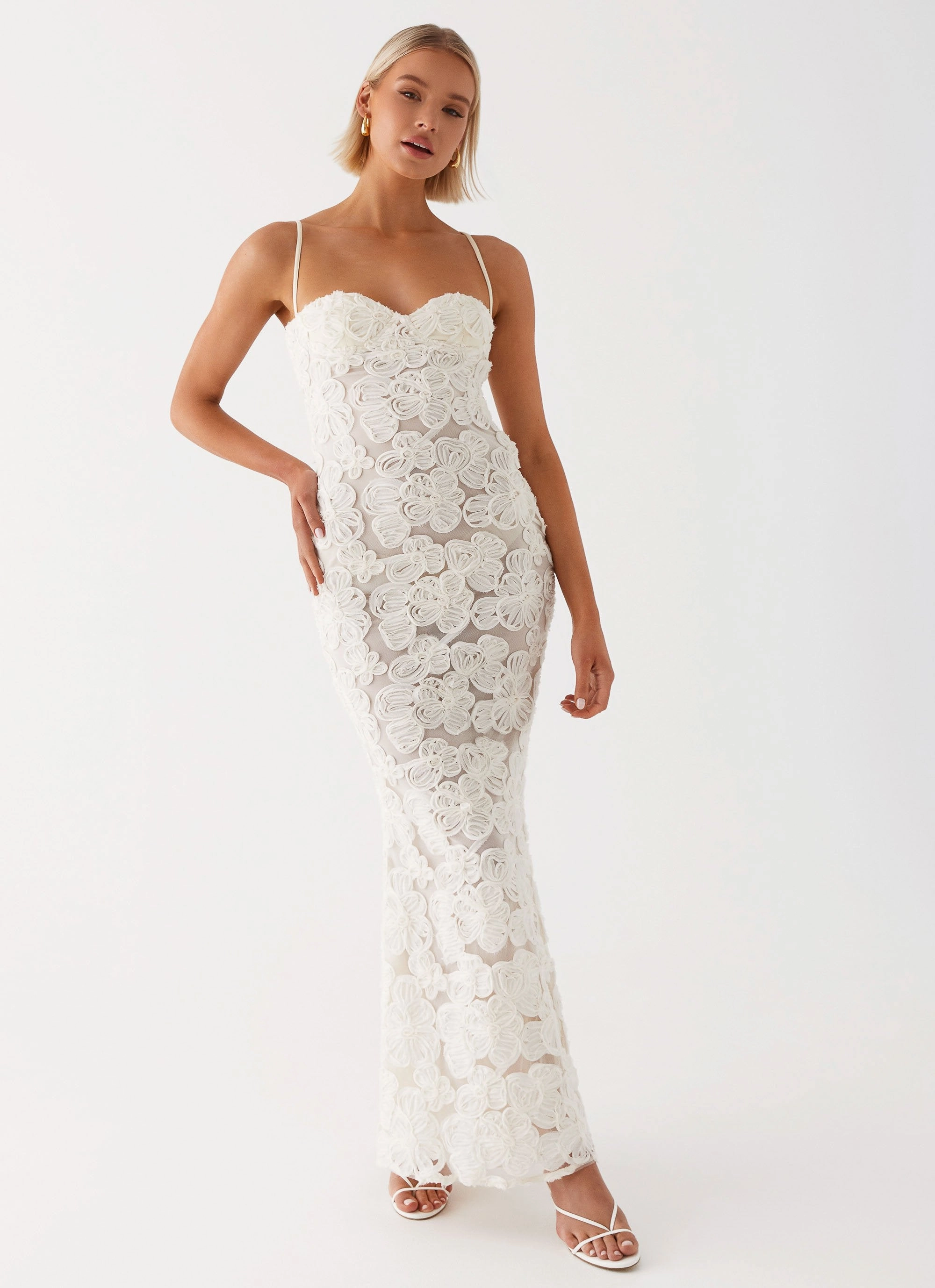 That Girl Maxi Dress - Ivory Beach Walk