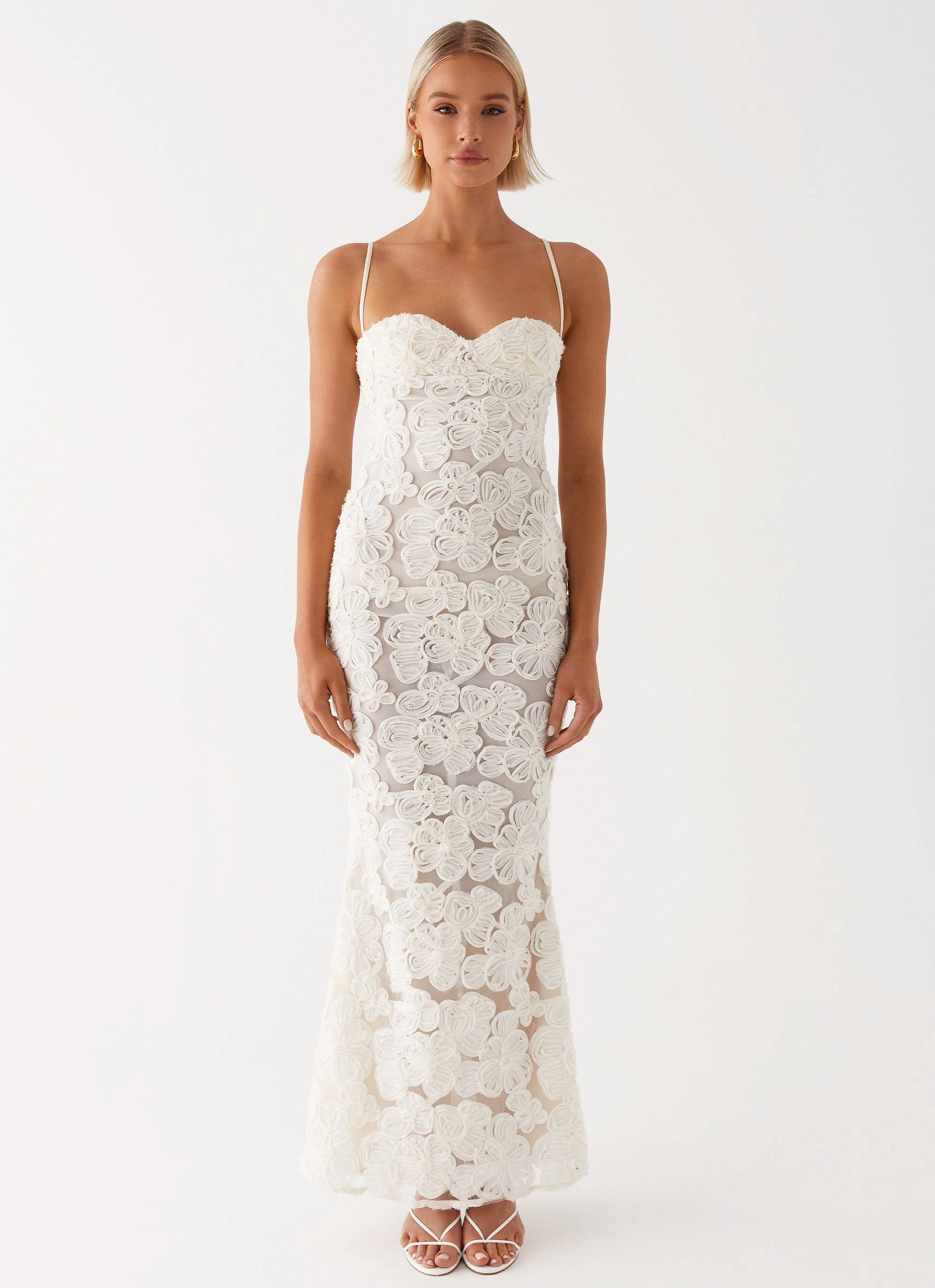 Sunset Look That Girl Maxi Dress - Ivory