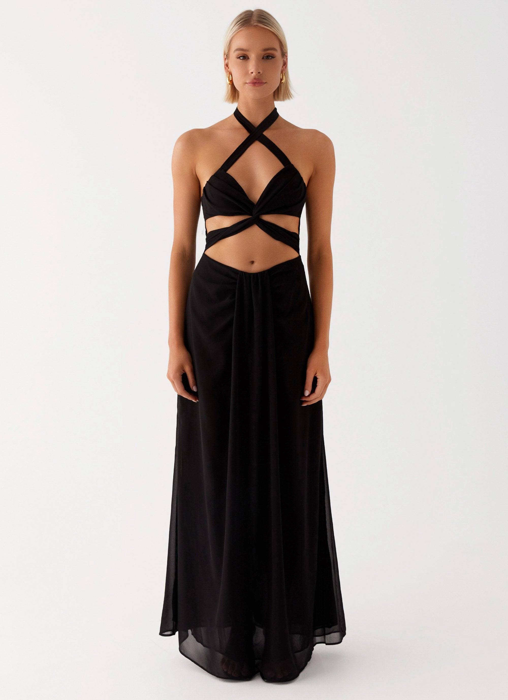 Lady Marmalade Maxi Dress - Black Art Inspired