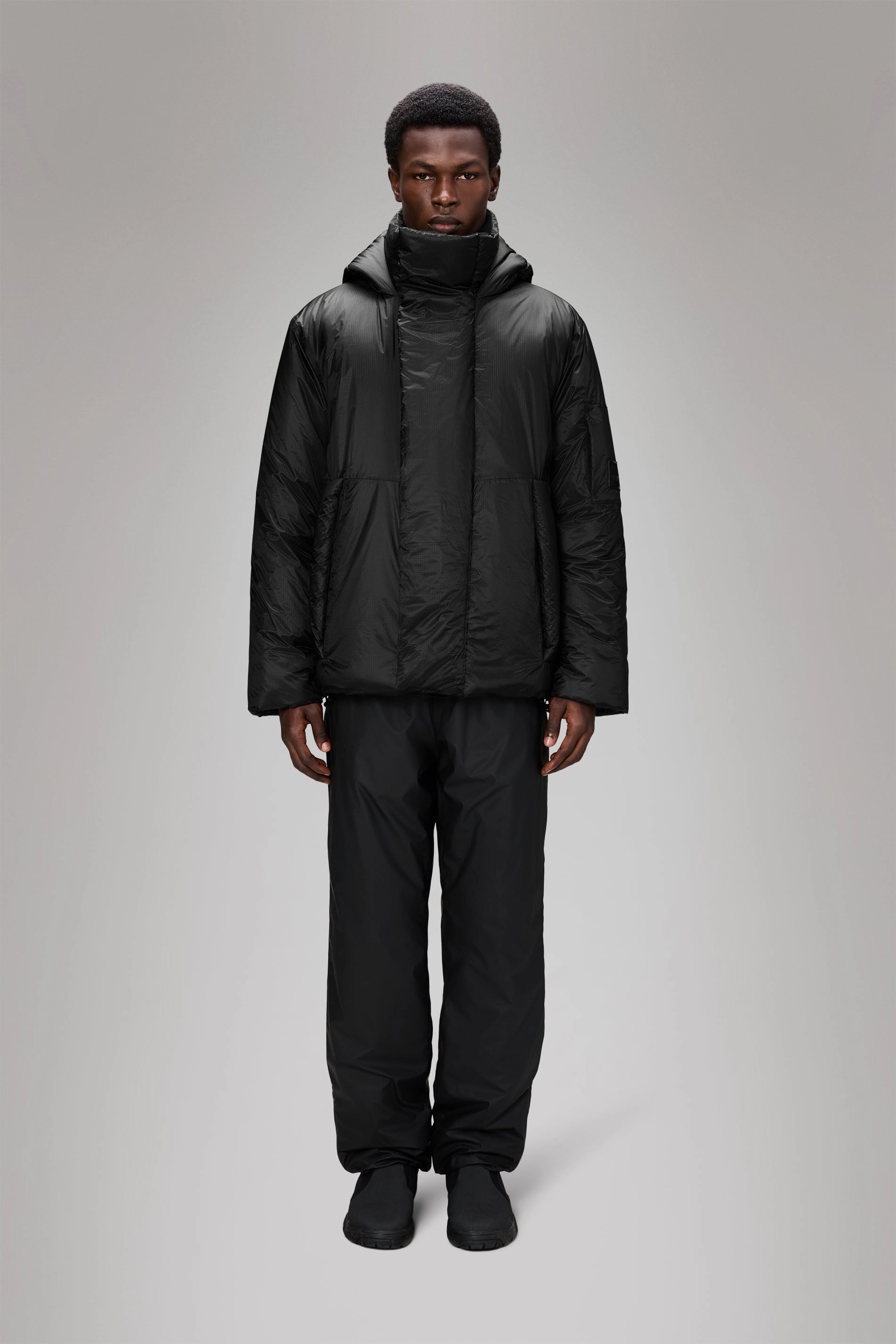LowProfileStitching Stretchable Waistband Torna Insulated Jacket