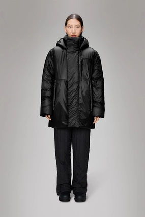 Torna Insulated Long Jacket Spring Layer Flexible Waistband