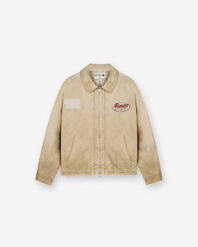 Represent X Duke   Dexter Multi Patch Carpenter Jacket - Sand BreathableFabric Fashion Use