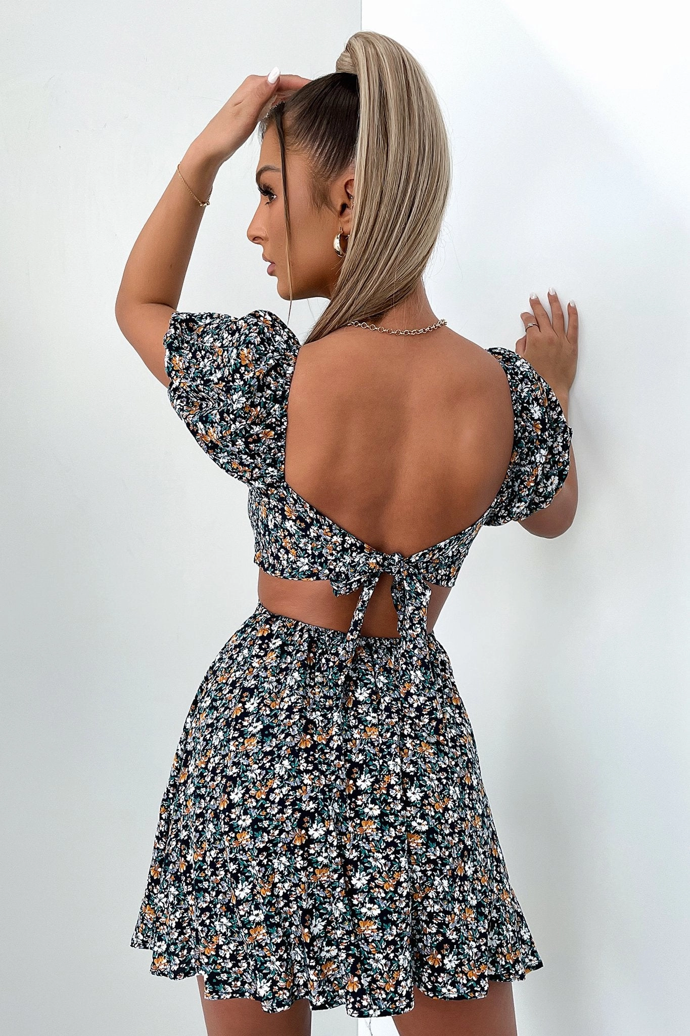 Tracey Dress - Navy Floral Formal Outfit Spring-Season