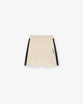 beach volleyball gear Active Layer Fit Track Short - Antique White
