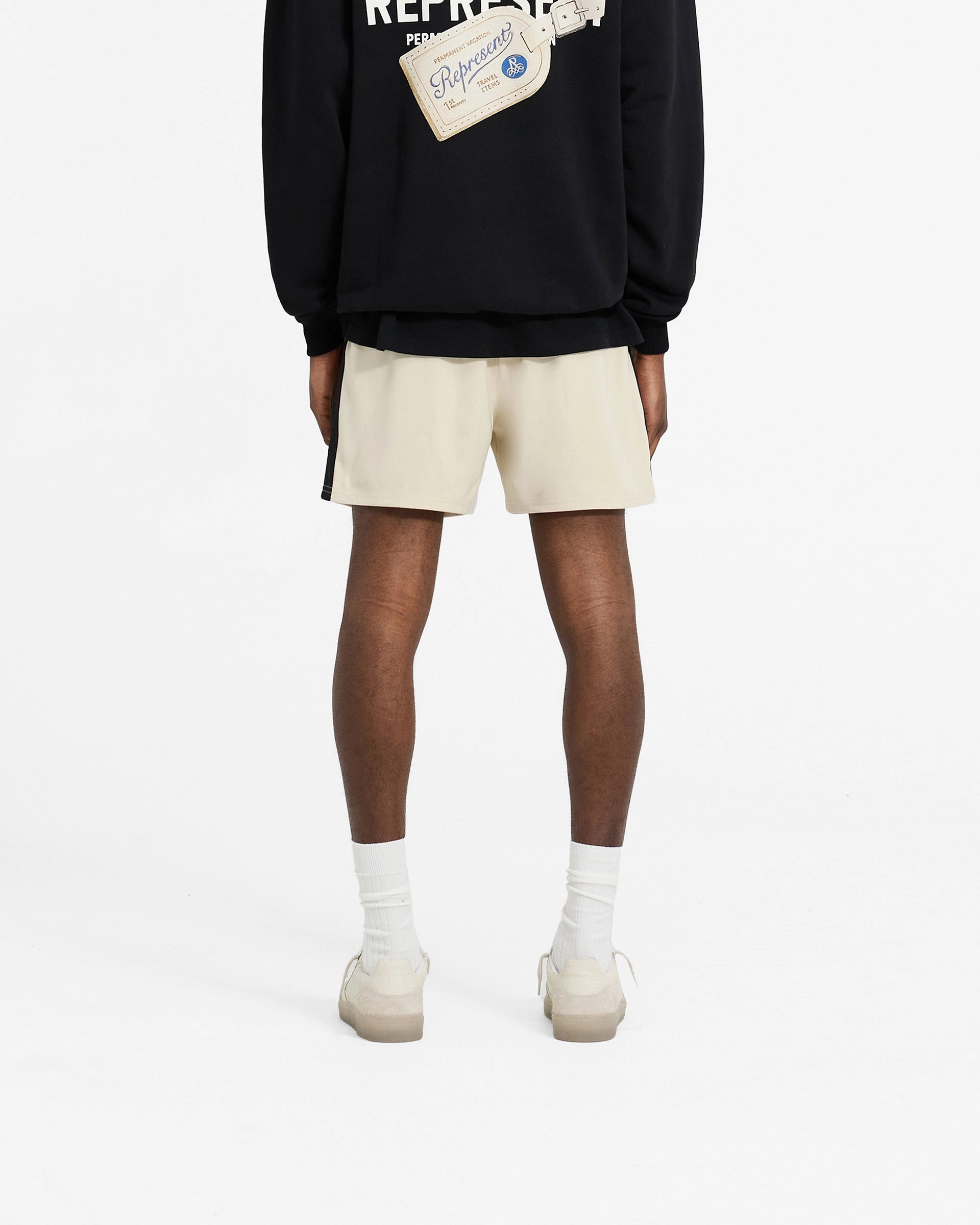 Versatile Fit Track Short - Antique White