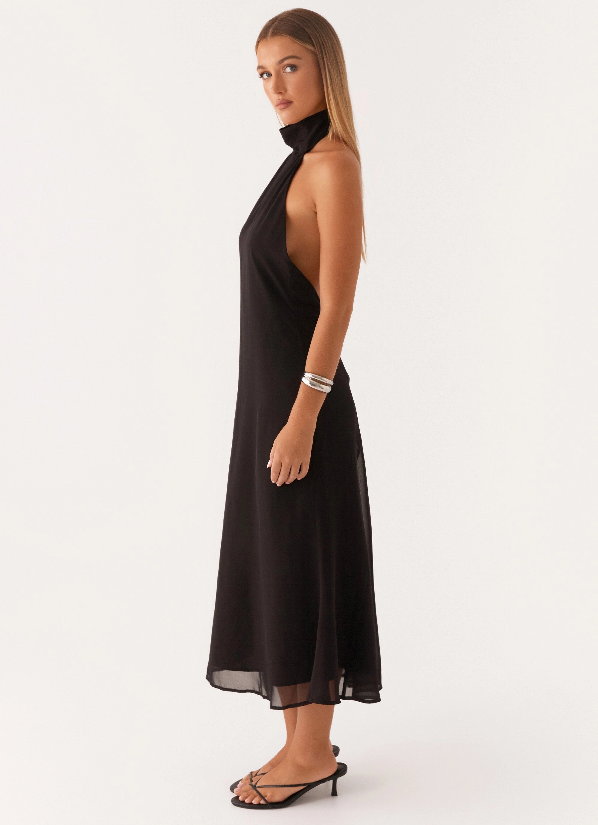 Stylish Choice Smart Design Emmalyn Midi Dress - Black