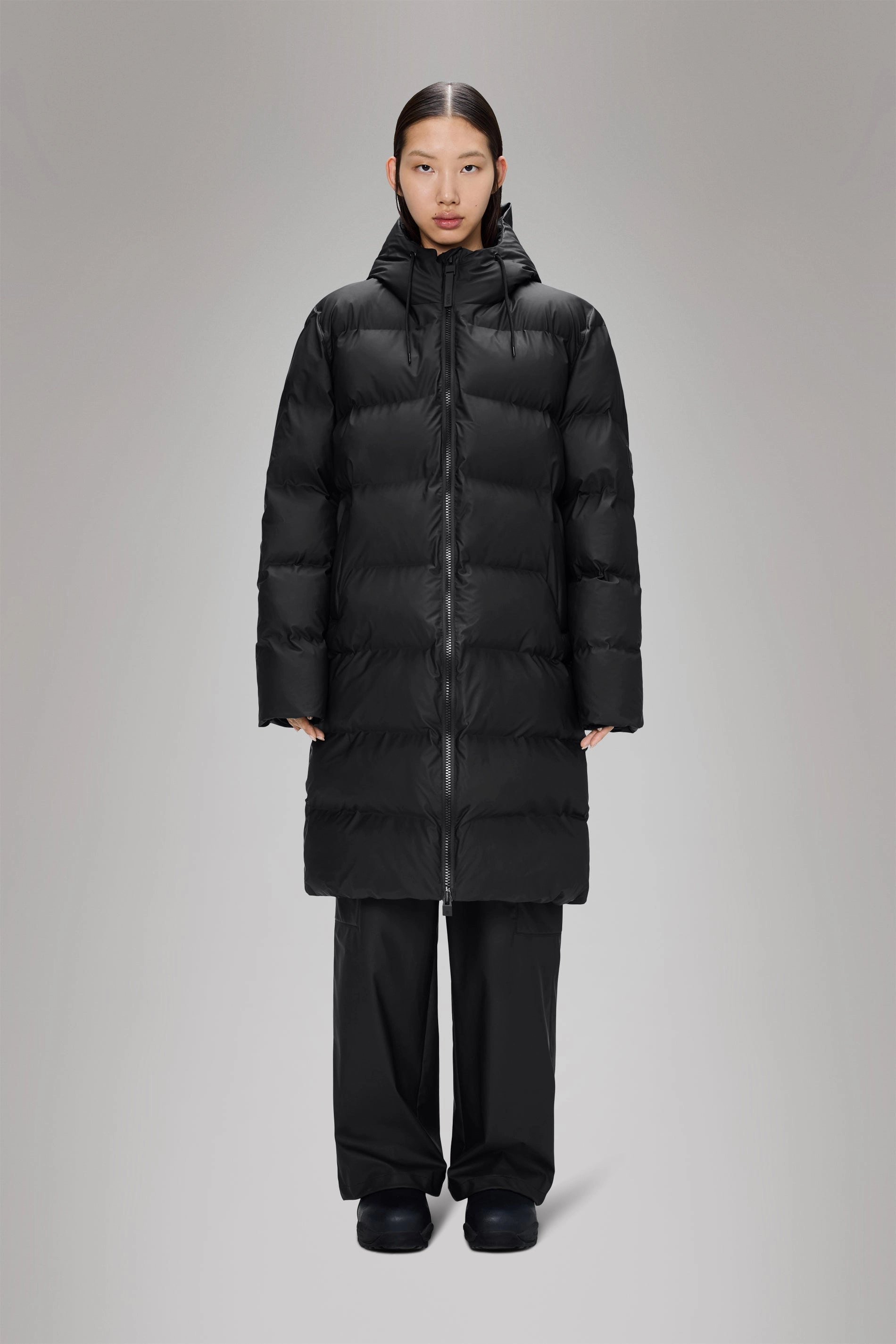 Alta Longer Puffer Jacket Abrasion Resistant Edging AdjustableHem