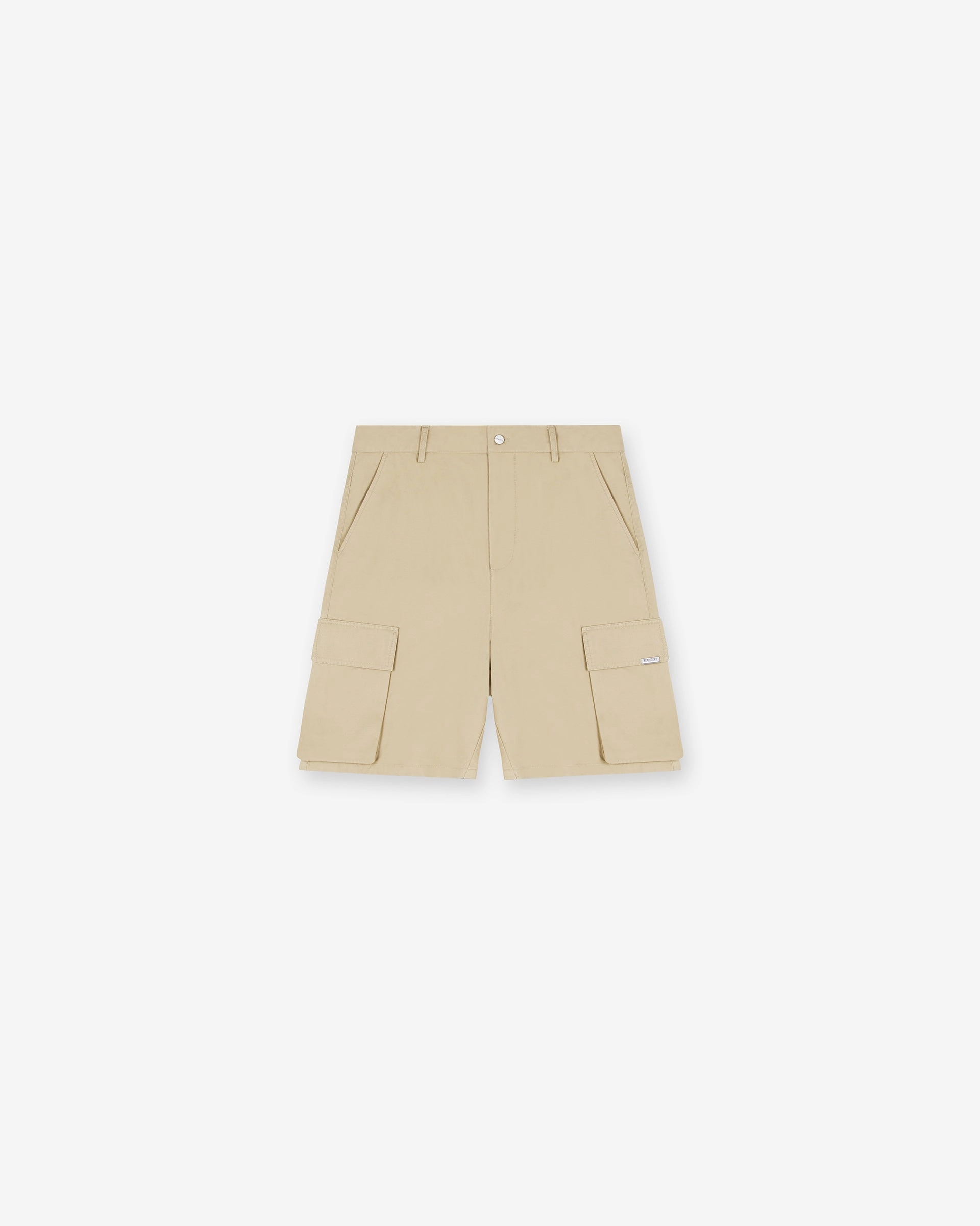 Baggy Cotton Cargo Short - Sandstone Sporty Fit