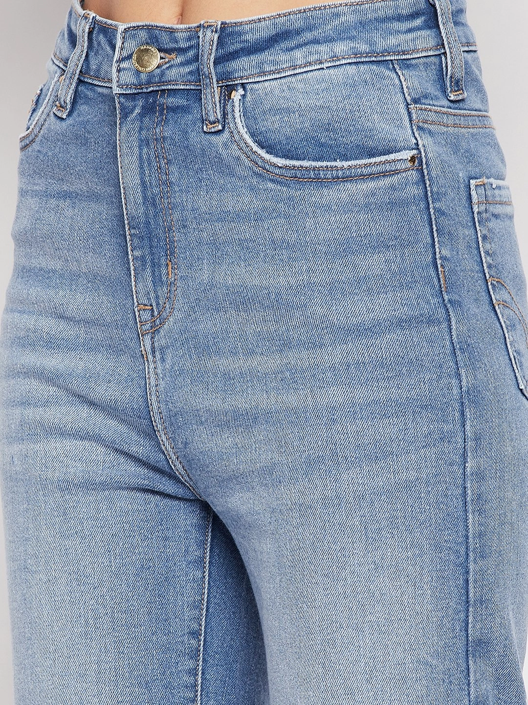 Madame Blue Denim Youth Style Student Outfit
