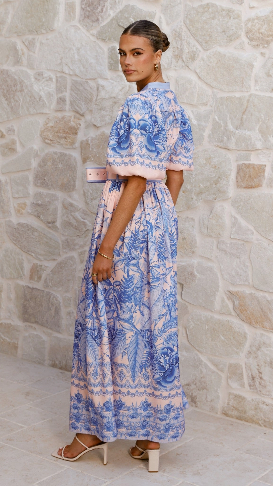 Smooth Tone Smart Wear Vania Maxi Dress - Madeline Blue