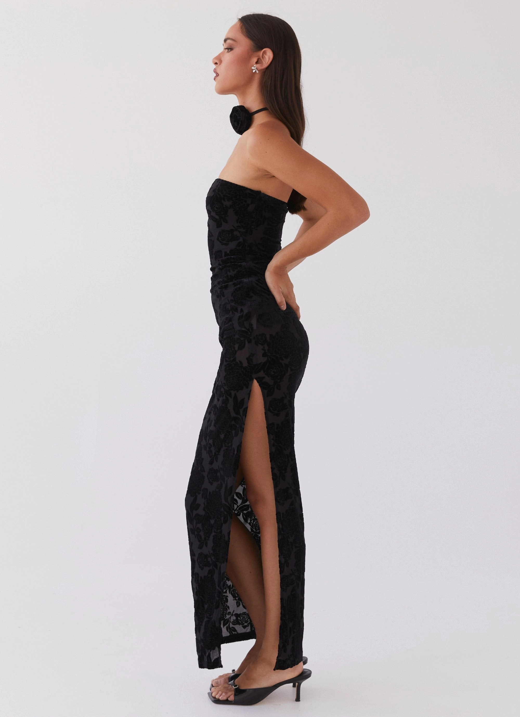 Trouble Love Maxi Dress - Black Flexible Layers