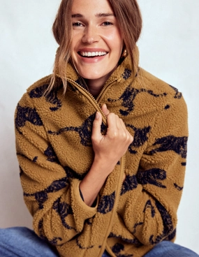 Westminster Borg Jacket-Hazelnut Brown, Leaping Tiger Weekend Outing Wear