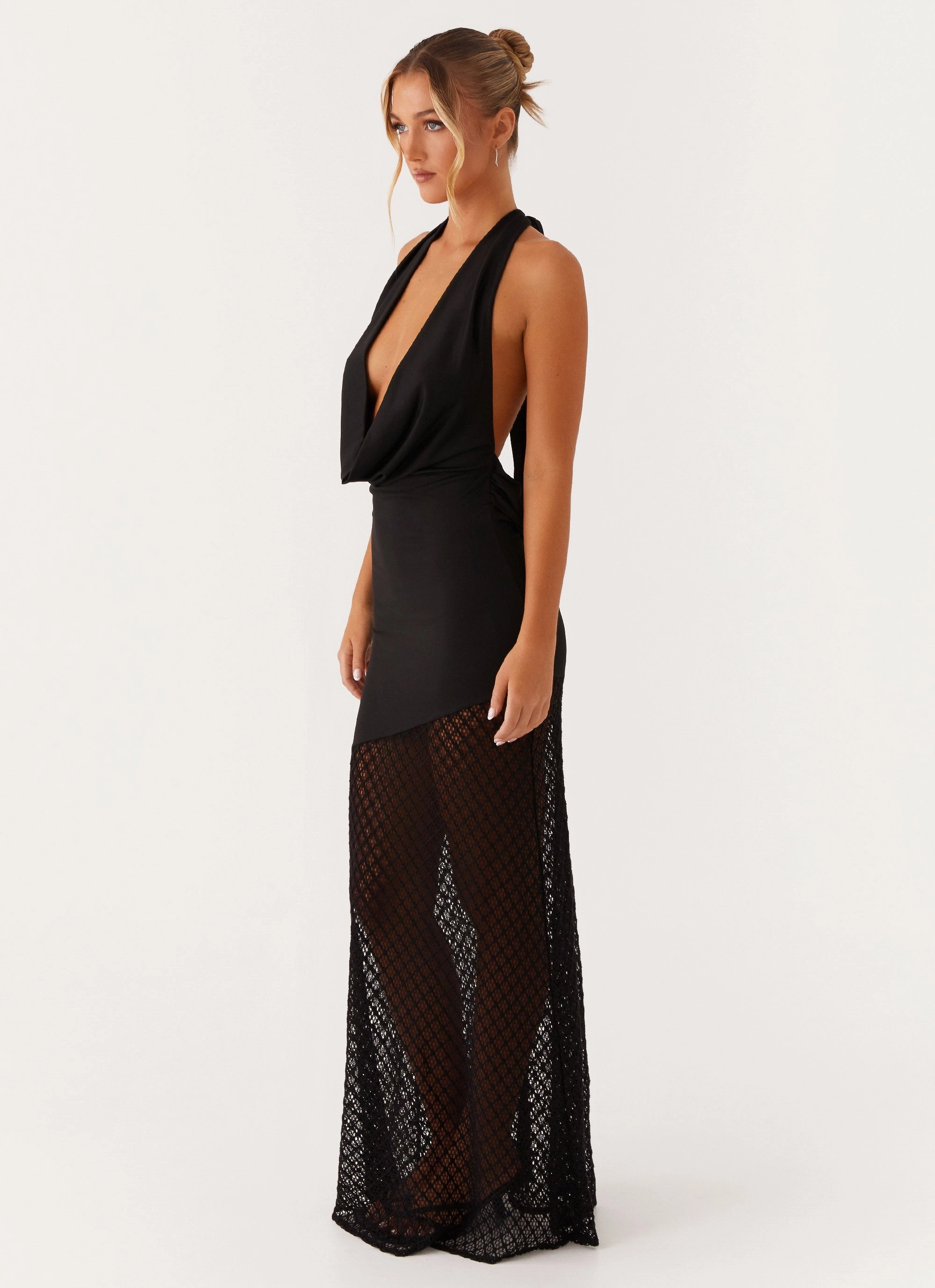 Vibrant Aesthetic Aaliyah Maxi Dress - Black