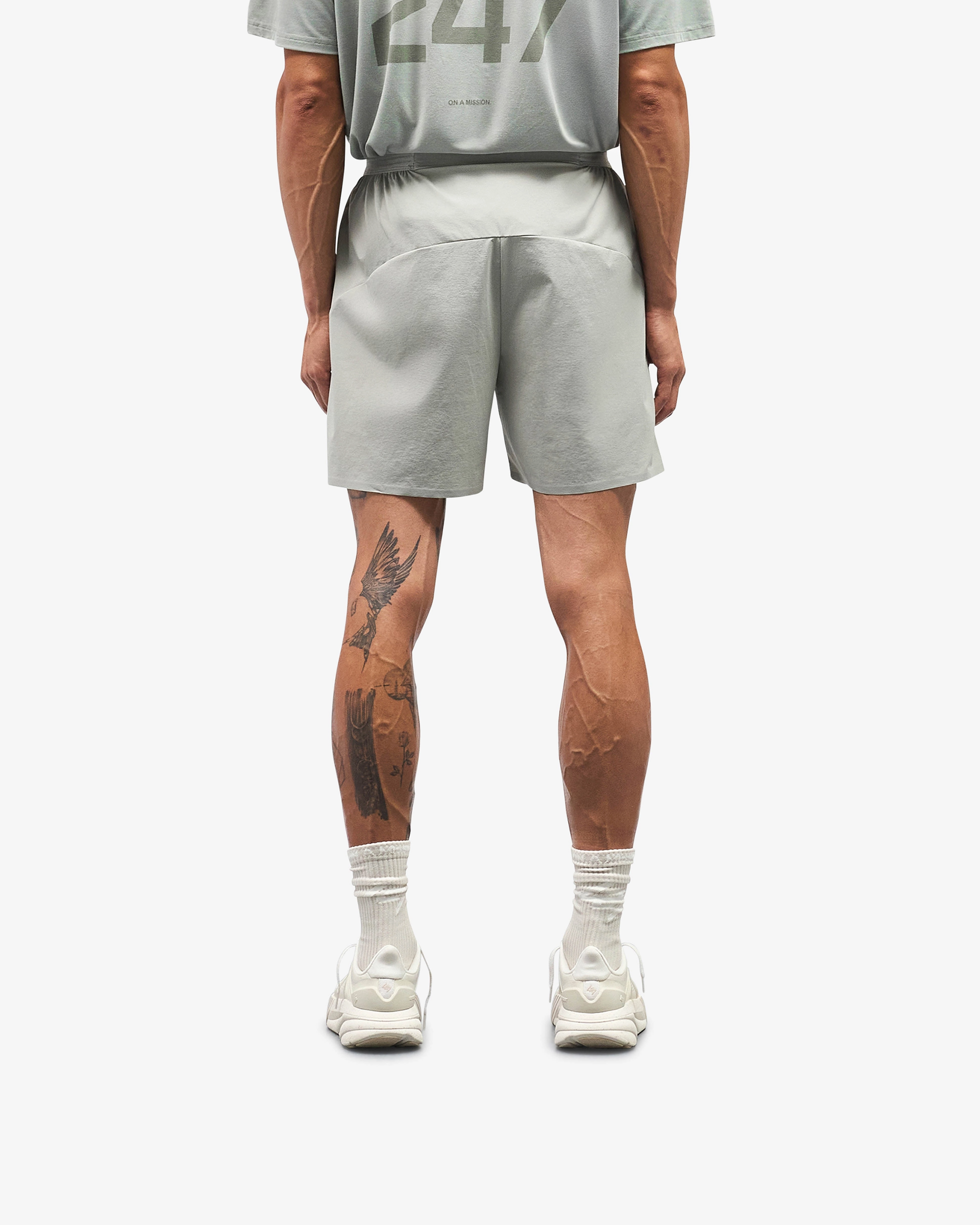 Unique Piece Bright Colors 247 Training Short - Sage