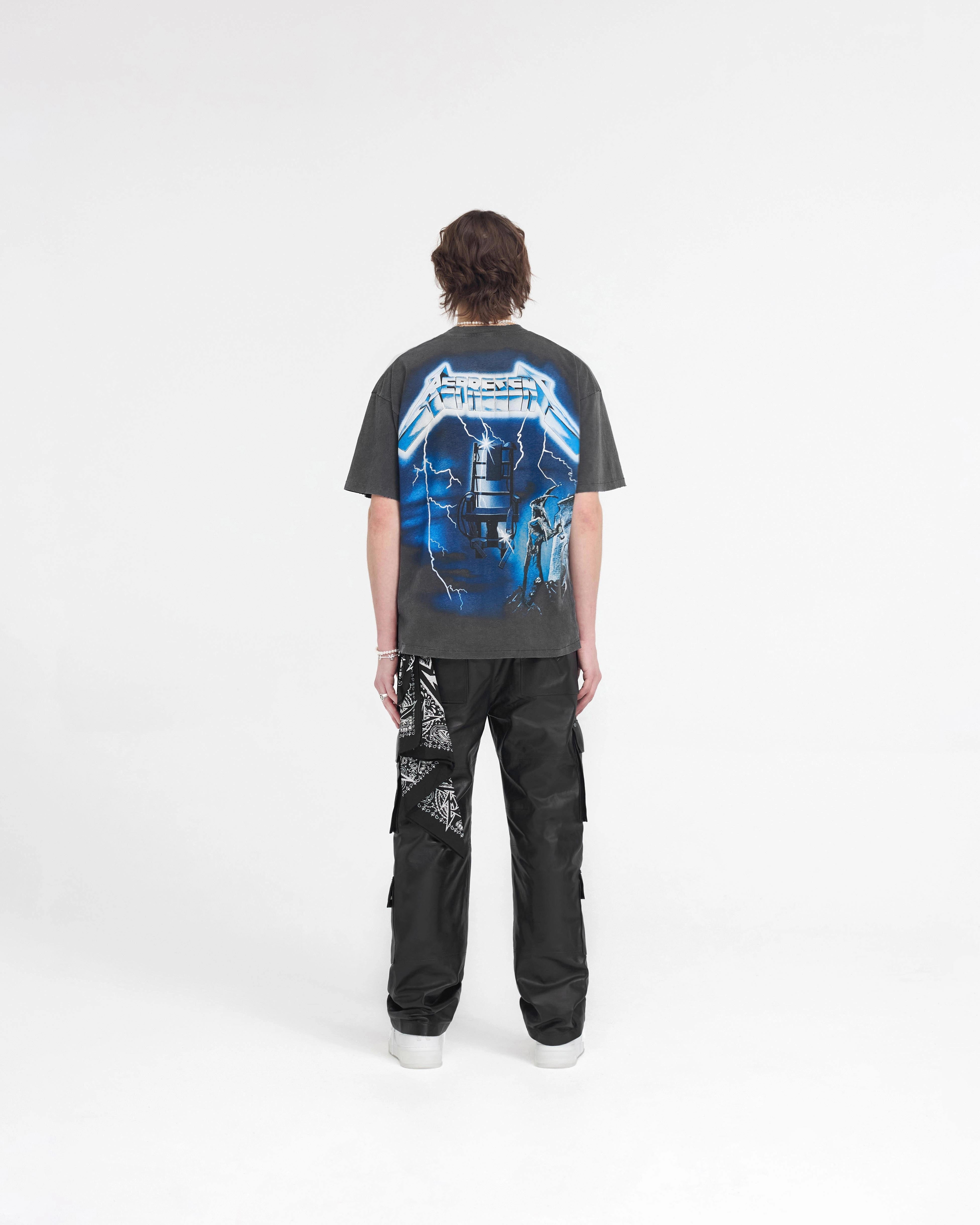 Comfortable clothing Represent X Metallica Ride The Lightning T-Shirt - Vintage Grey