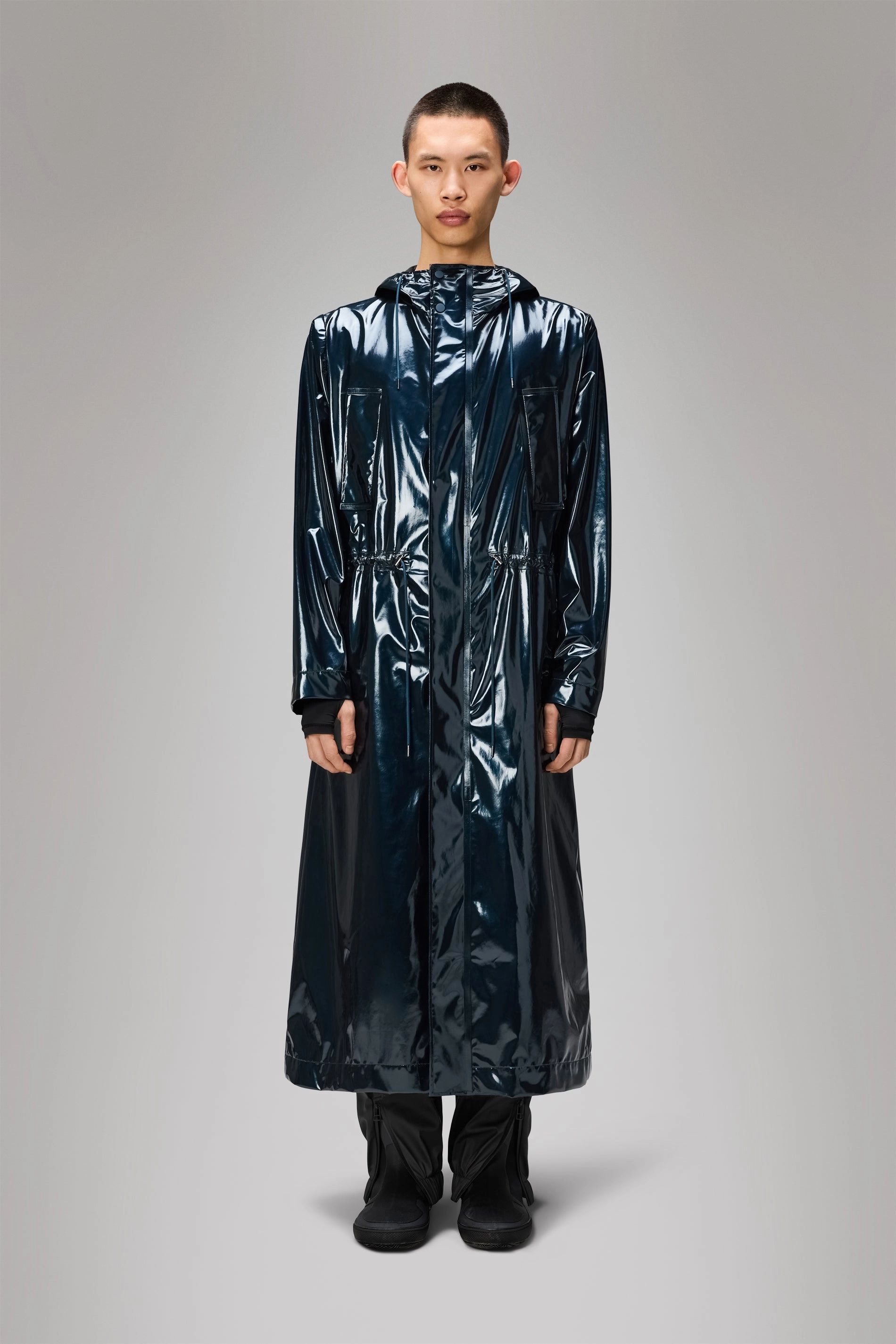 Bold Longest Jacket Breathable Lining Design