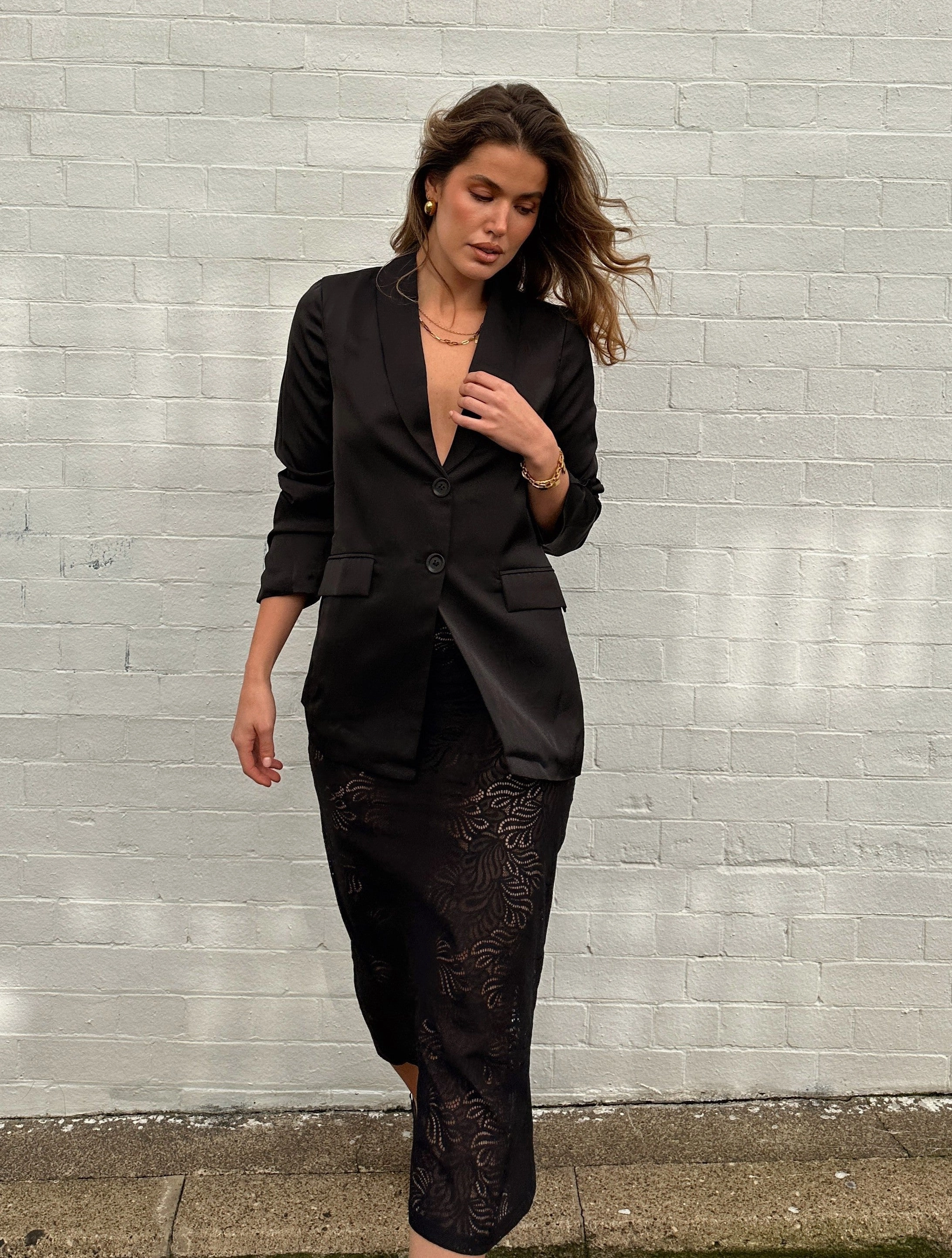 AntiStaticLayer Lightweight Packability Verity Blazer - Black