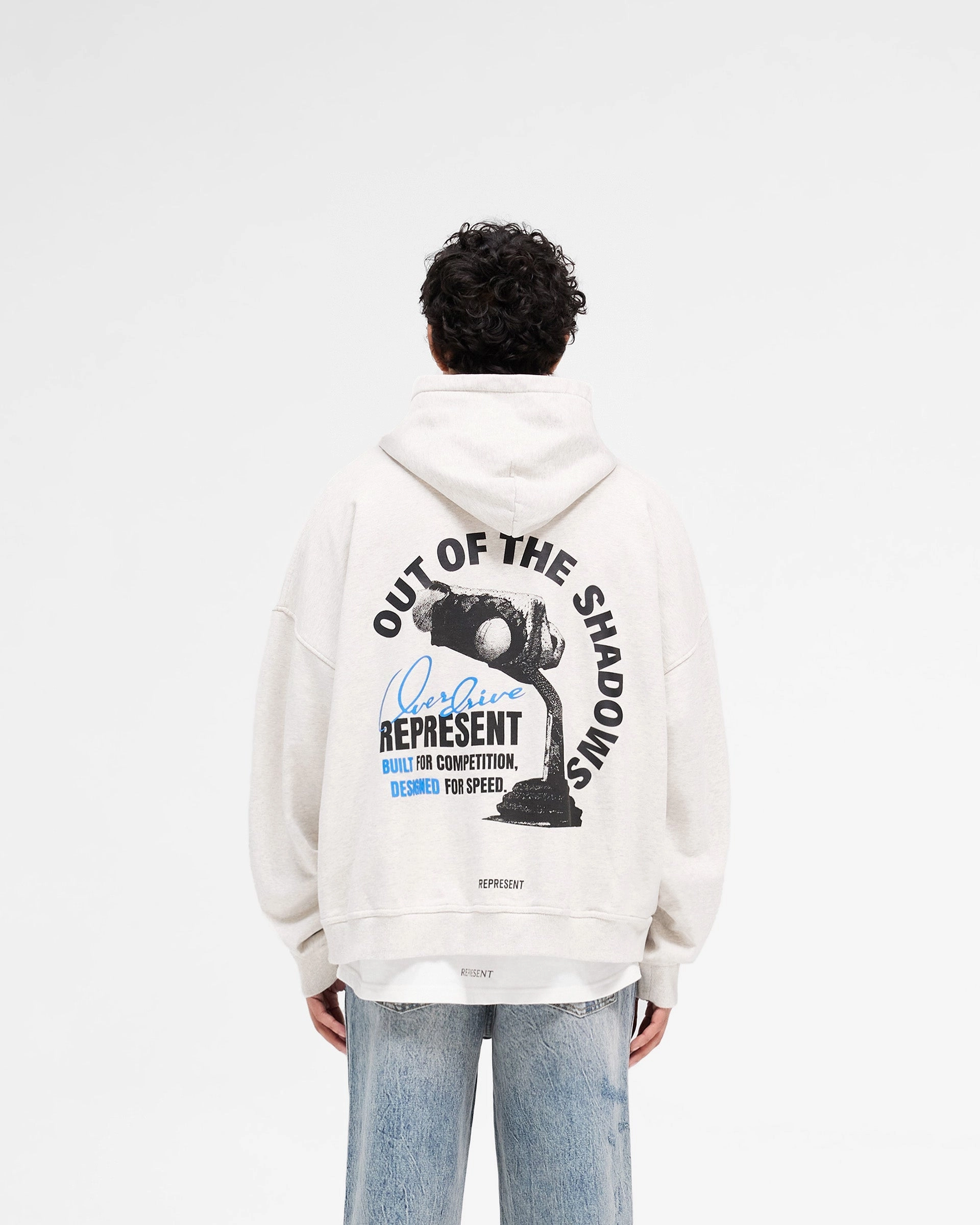 Comfortable Out Of The Shadows Hoodie - Cream Marl