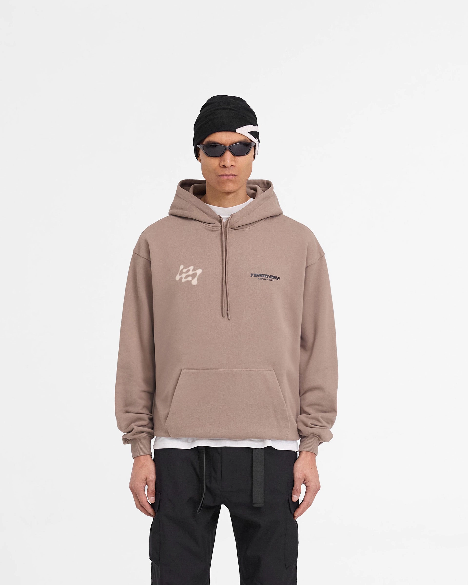 247 Future Terrains Oversized Hoodie - Umber Sleek Performance