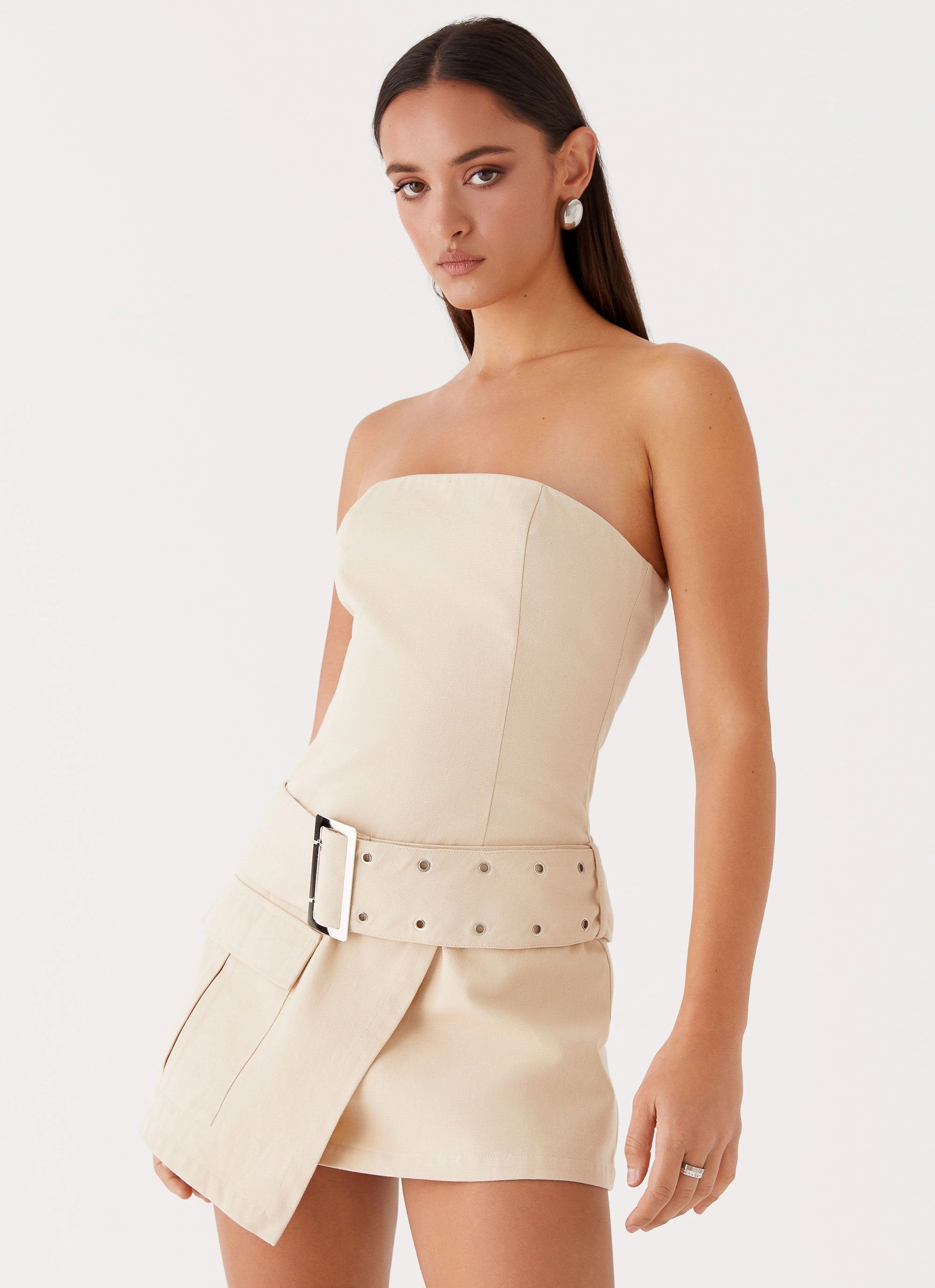 All-day Comfort All For You Strapless Mini Dress - Ivory