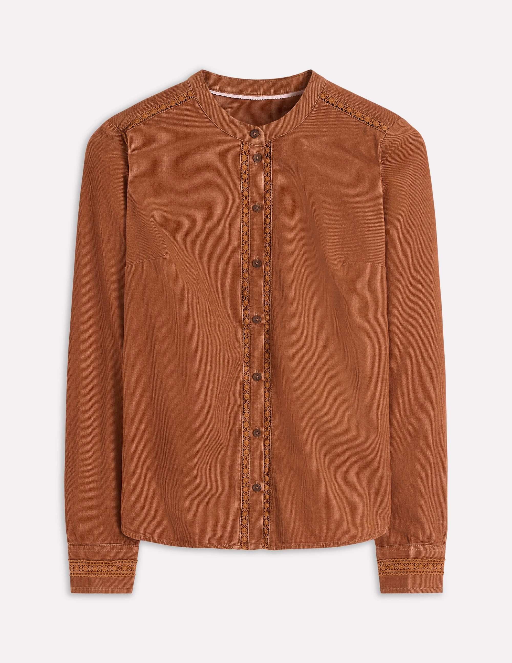 Comfortable Wear Victoria Cord Shirt-Ginger