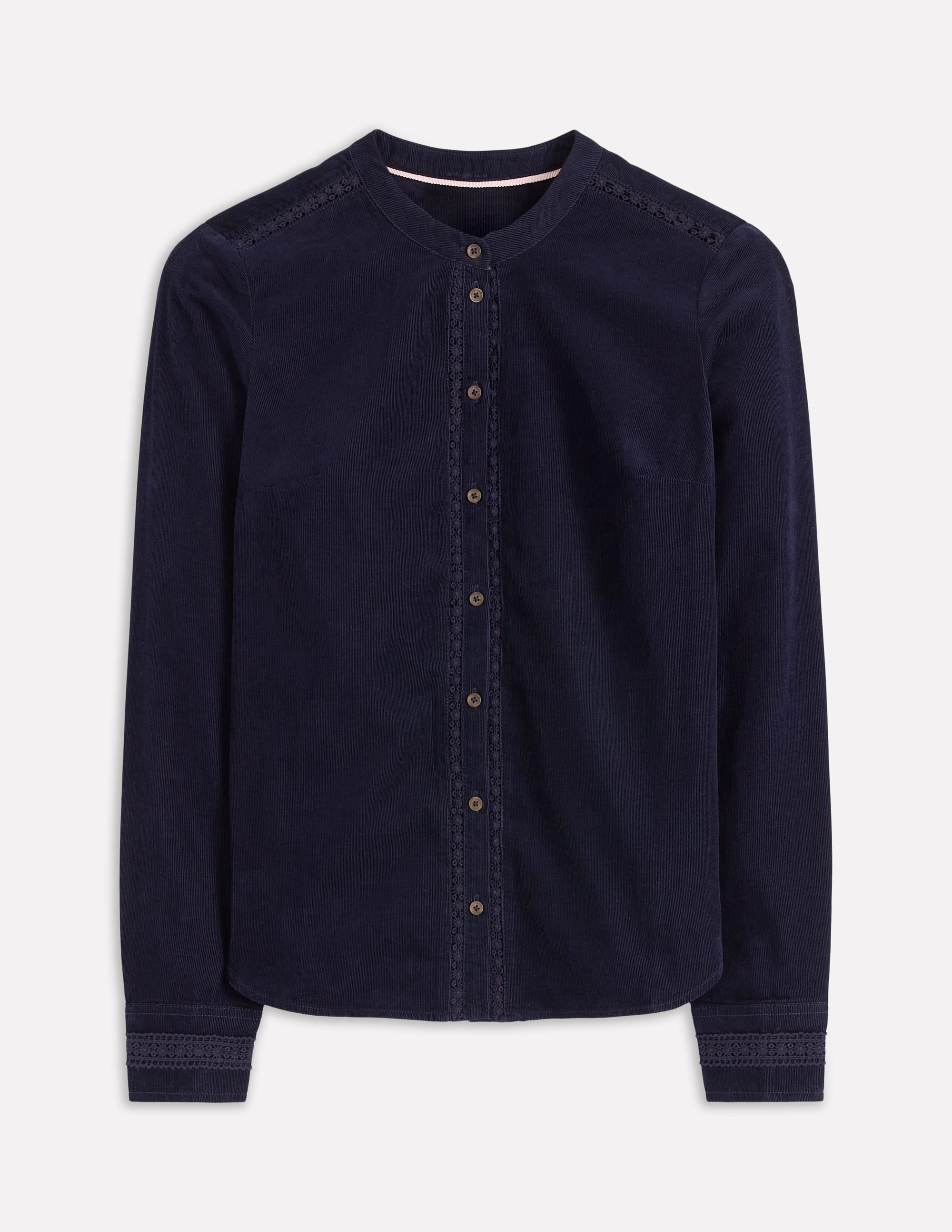 Printed Hoodie LightReflectiveTrim Victoria Cord Shirt-Navy