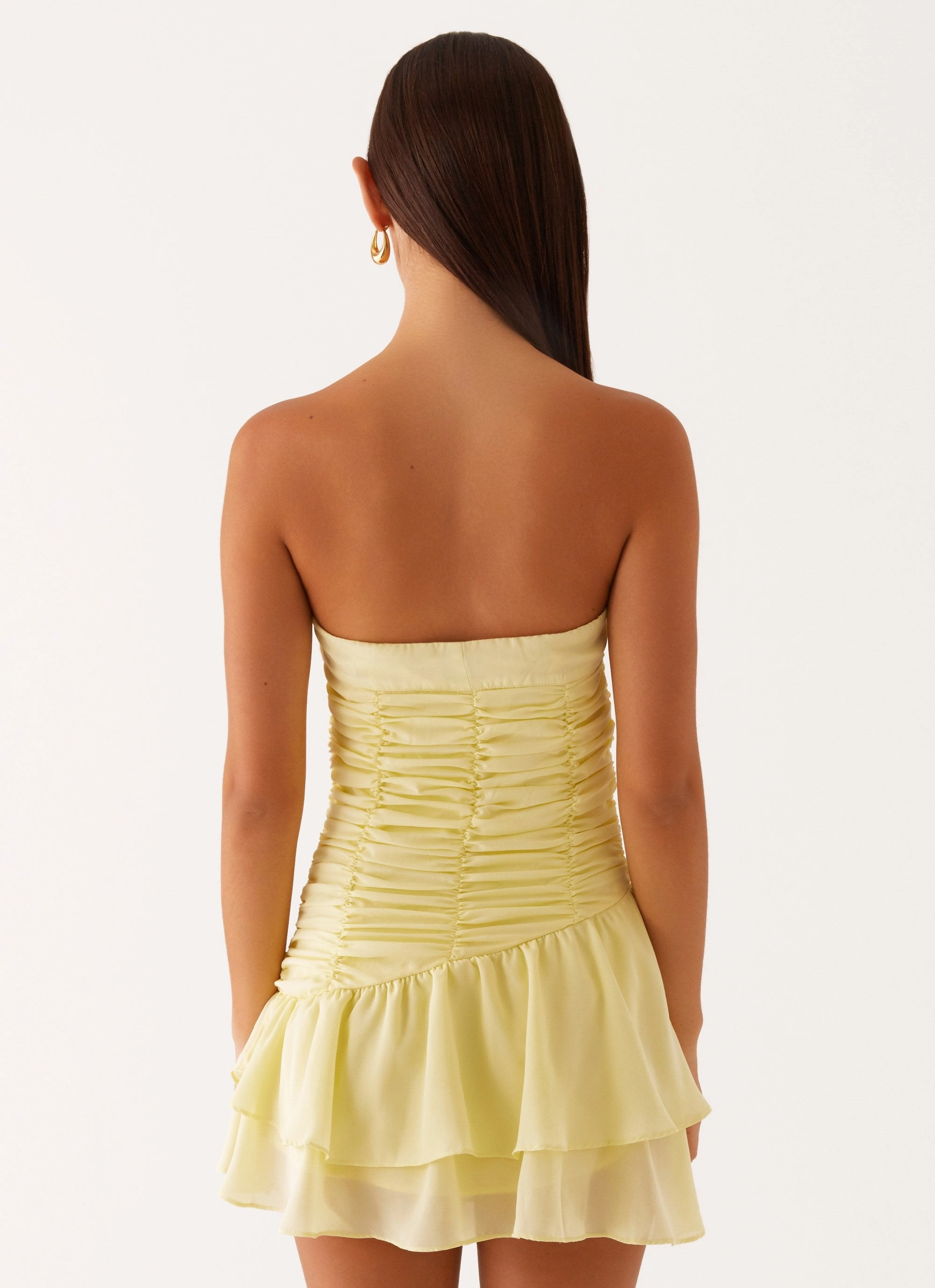Resort Ready Fashionable appearance Viviana Mini Dress - Yellow