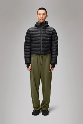 Eco Friendly Fabric Fleece Backing Lohja Short Puffer Jacket