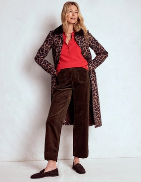 SeamlessPockets Primrose Cord Trousers-Espresso