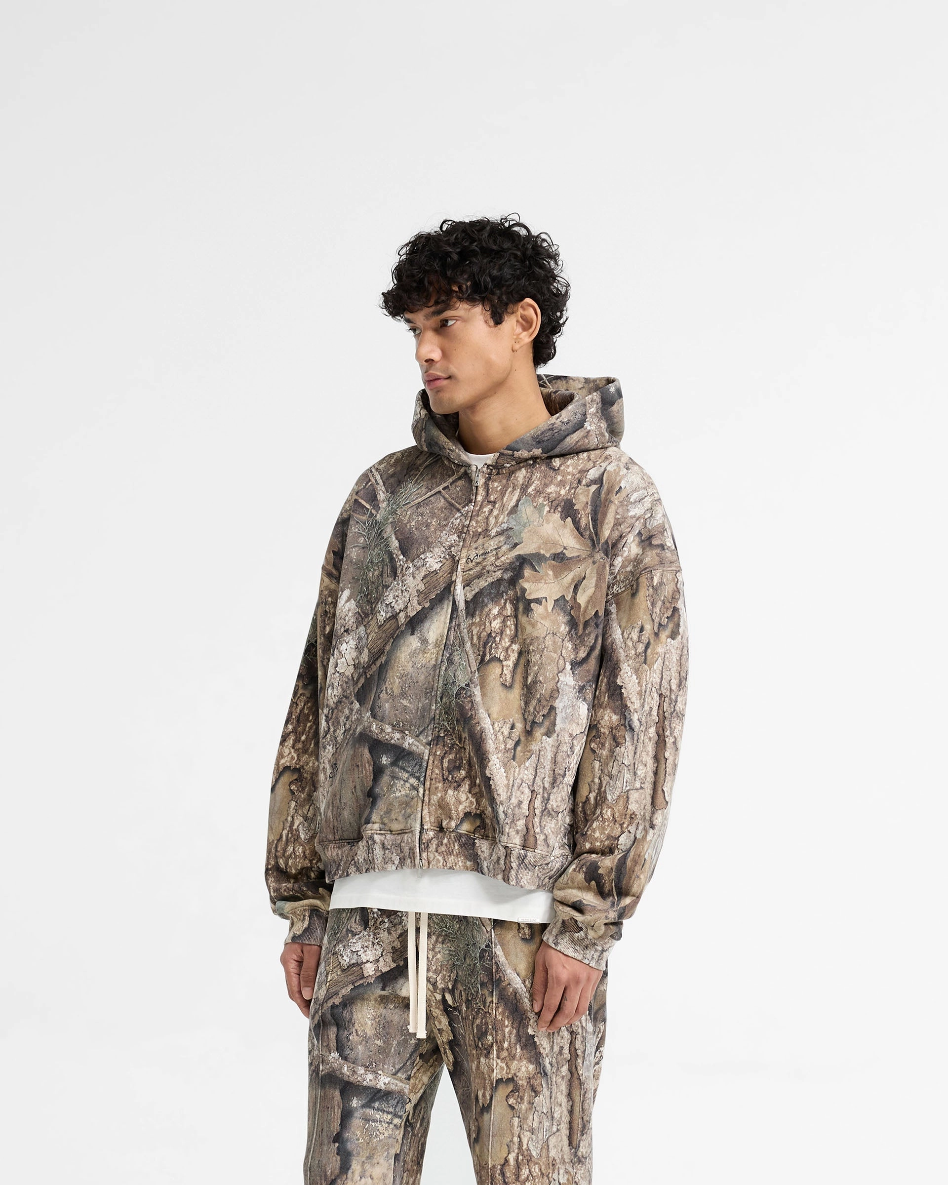 Active Look Realtree? Zip Up Camo Boxy Hoodie - Camo