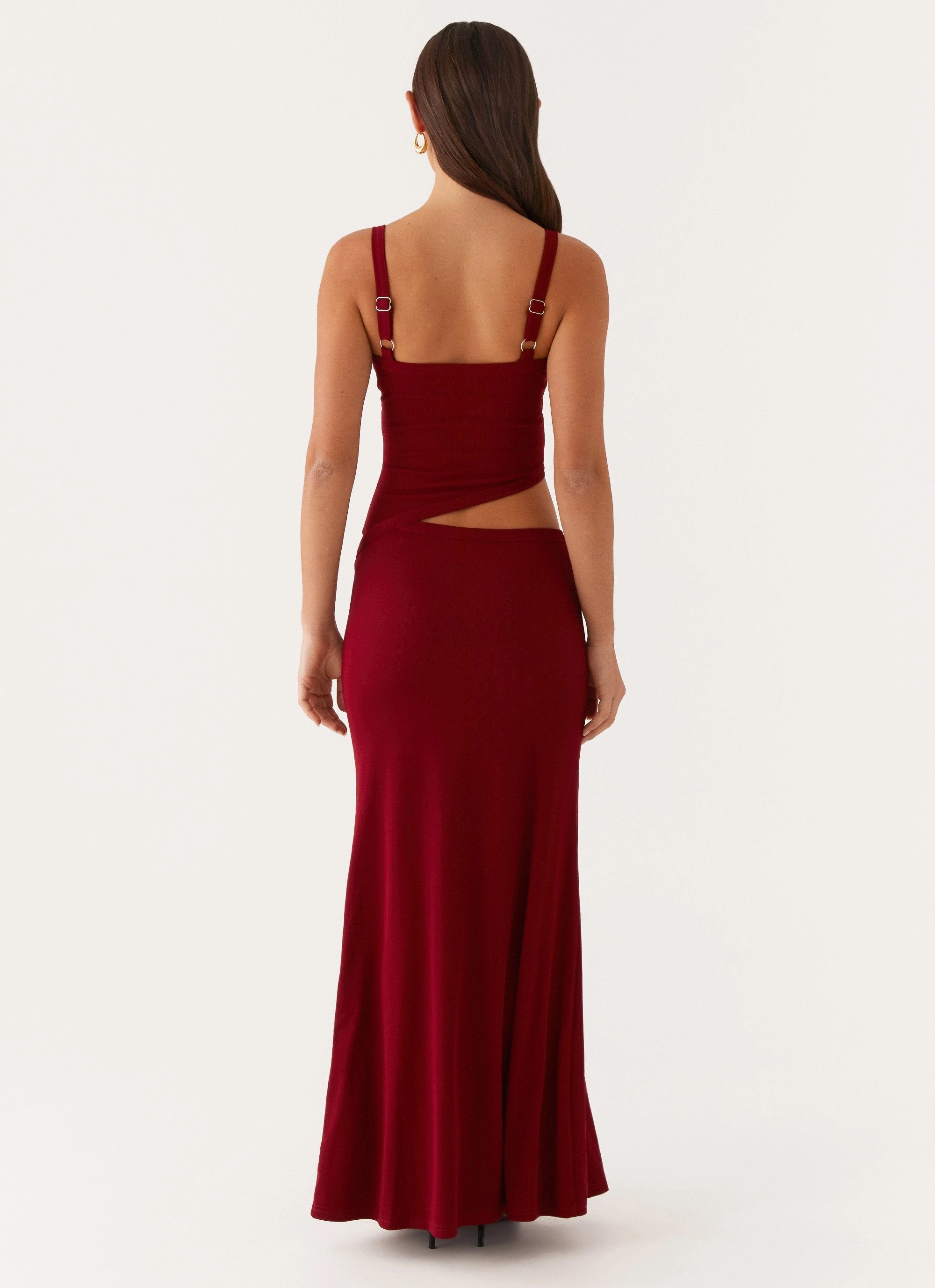 Jocelyn Maxi Dress - Maroon Summer-Season