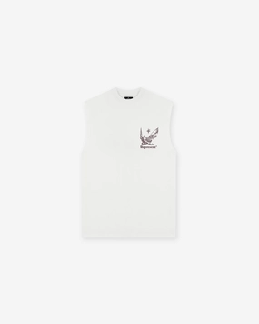 Spirits Of Summer Tank - Flat White Non Irritating Tags Fresh and Cool