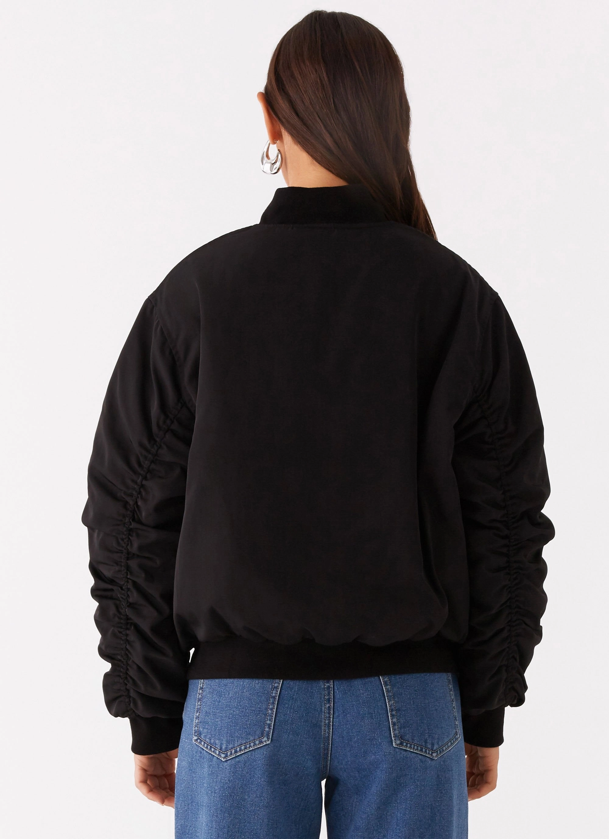 waterproof construction Webster Bomber Jacket - Black