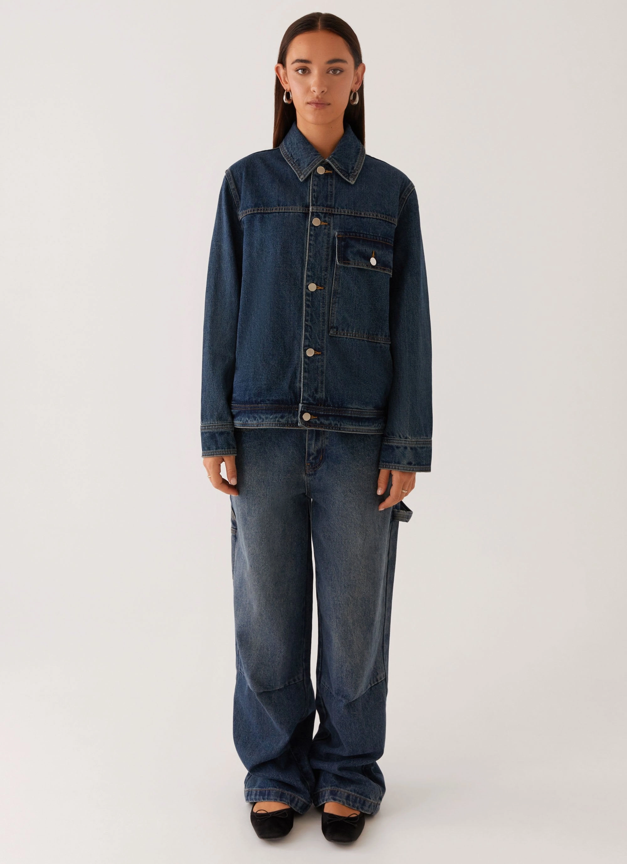 Raelynn Denim Jacket - Indigo Waterproof Technology