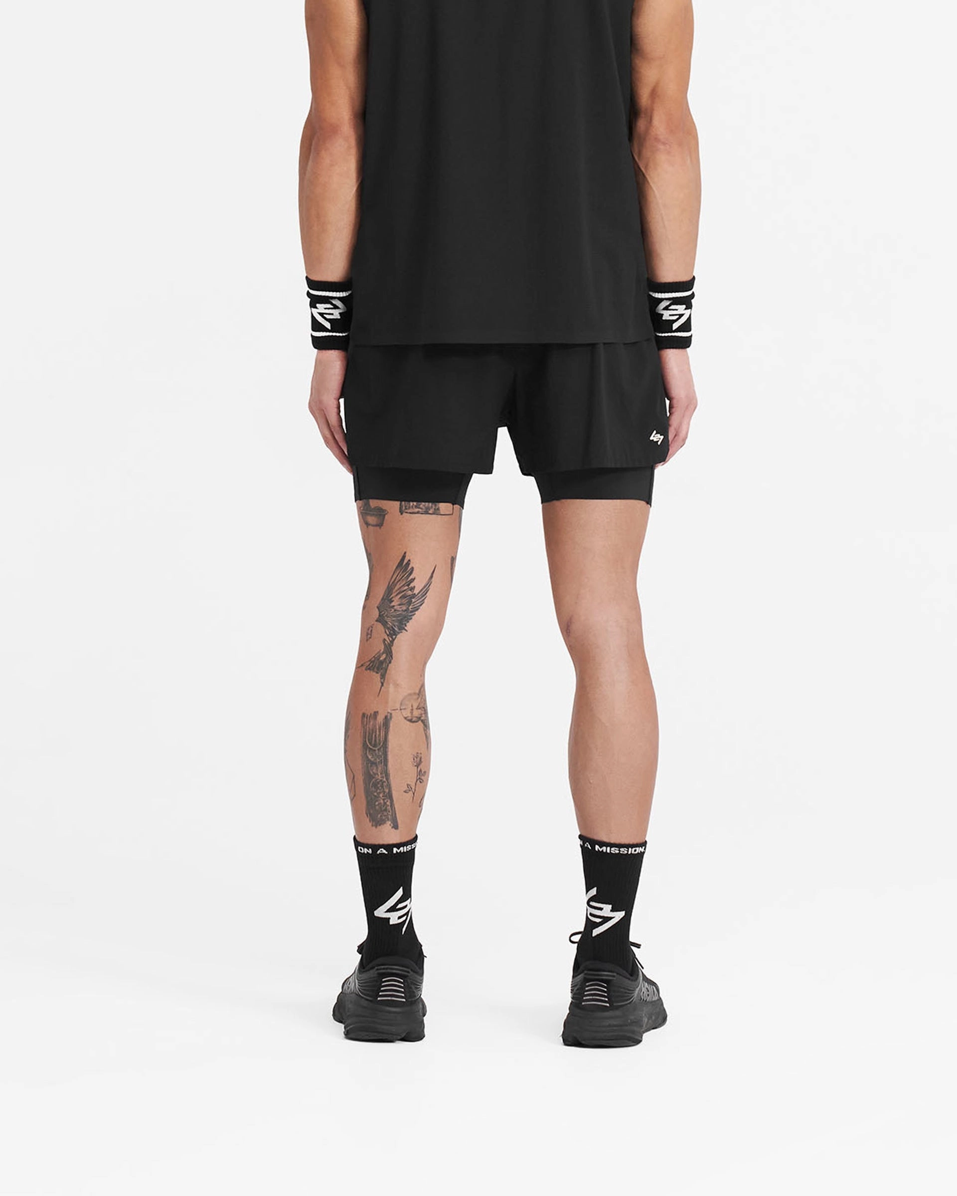 Wind Resistant Panels 247 Trail Short - Jet Black