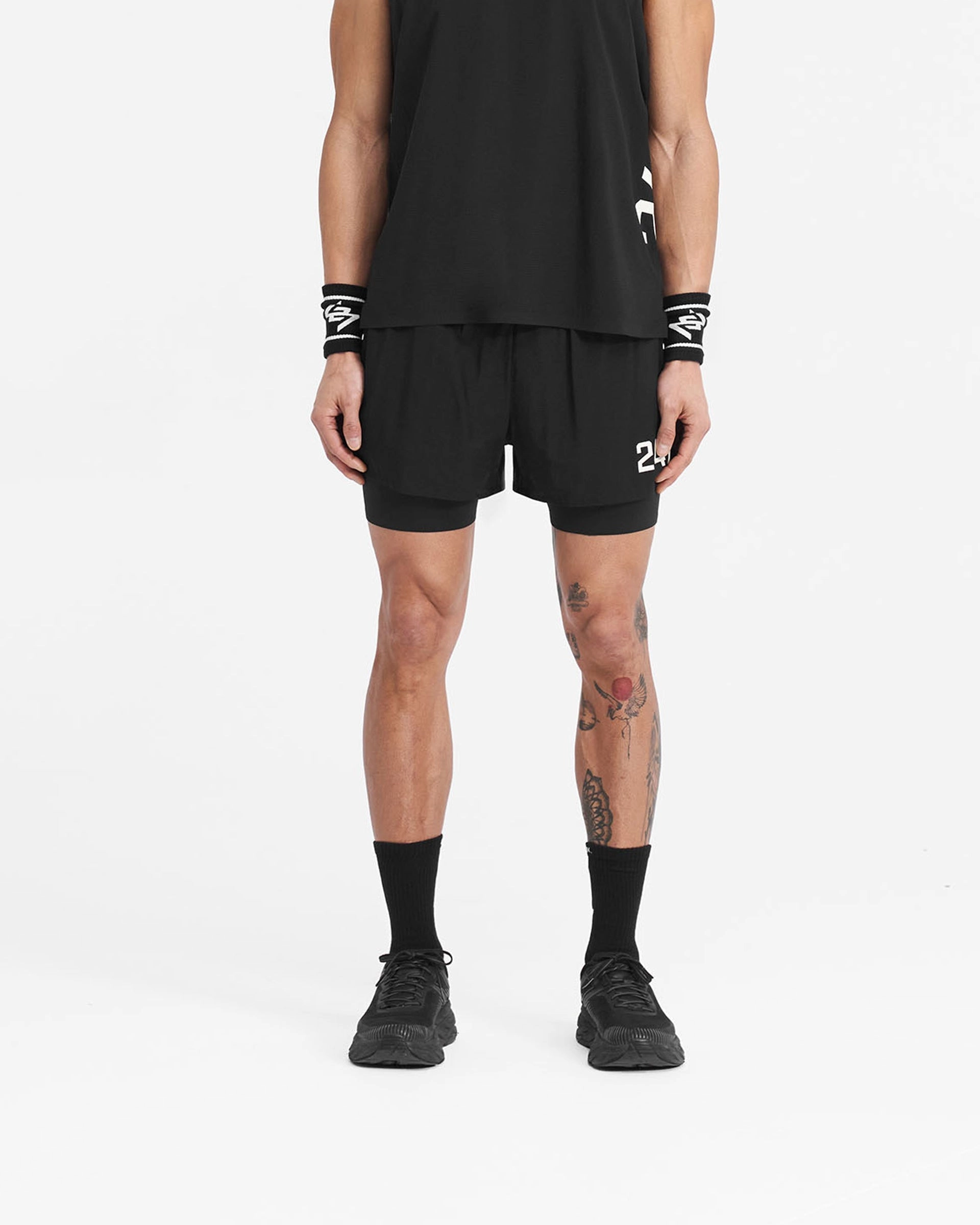 247 Trail Short - Jet Black simple design