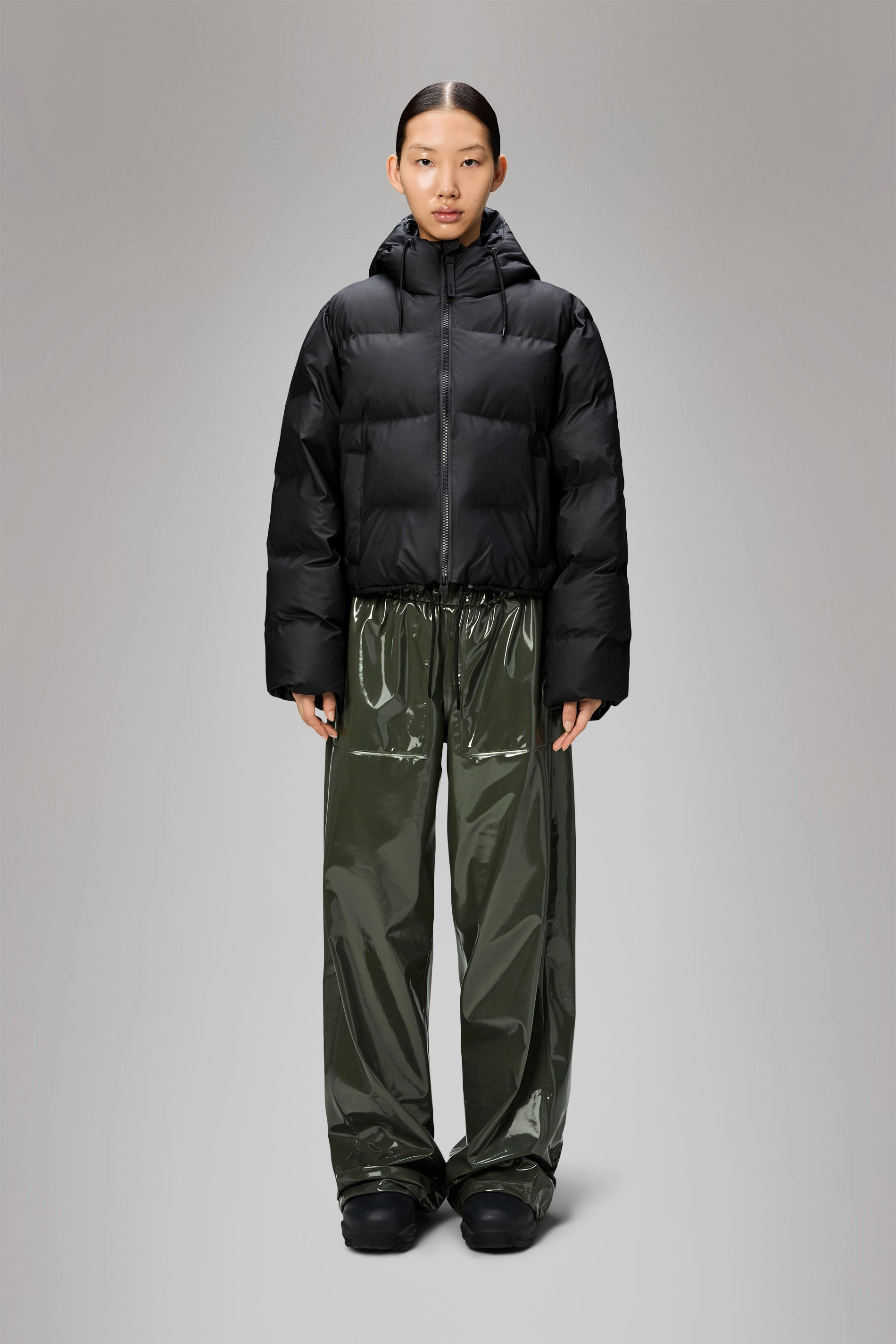 Cozy Texture Alta Short Puffer Jacket