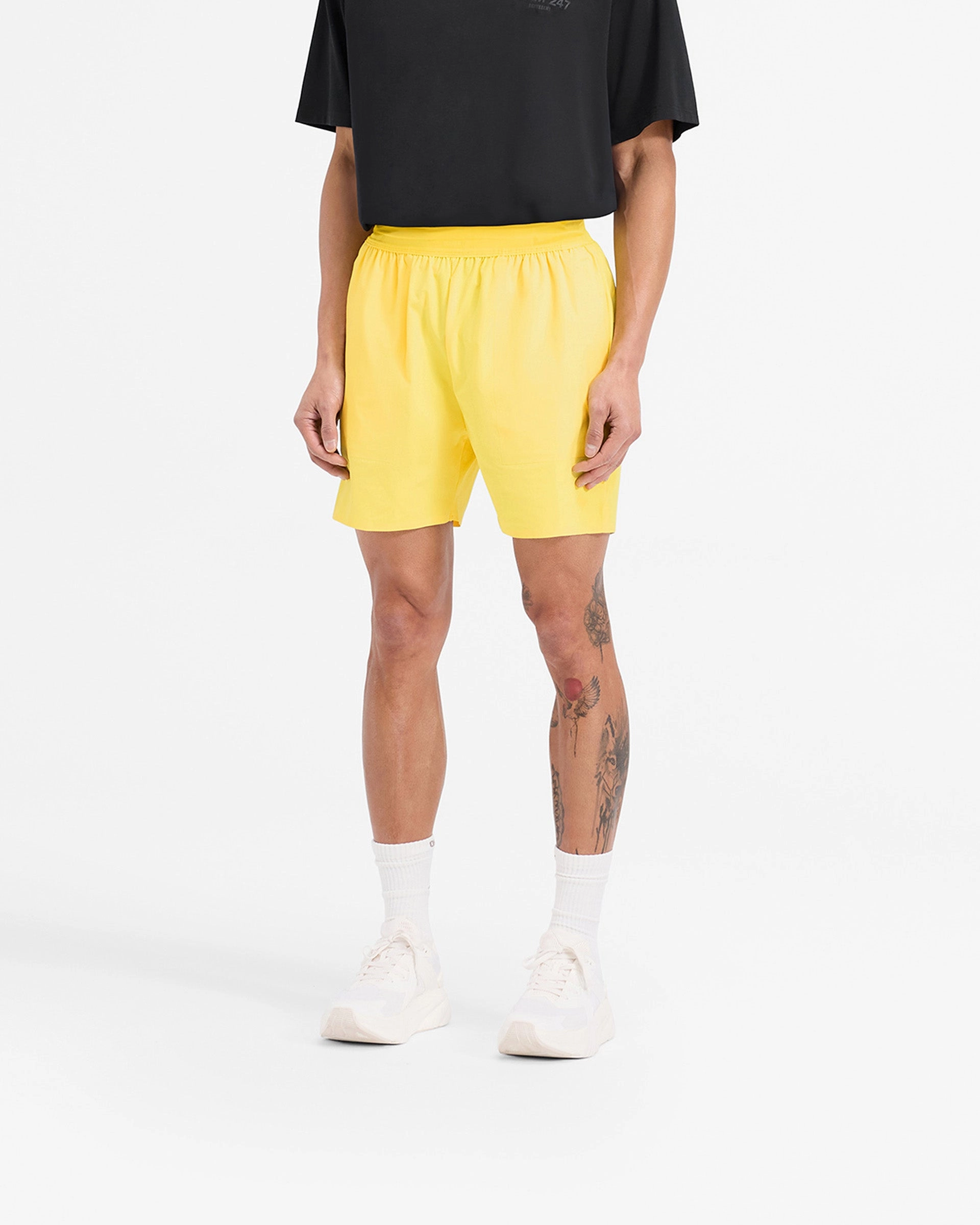 Team 247 Fused Shorts - Lemon Warm Weather Style water sports use